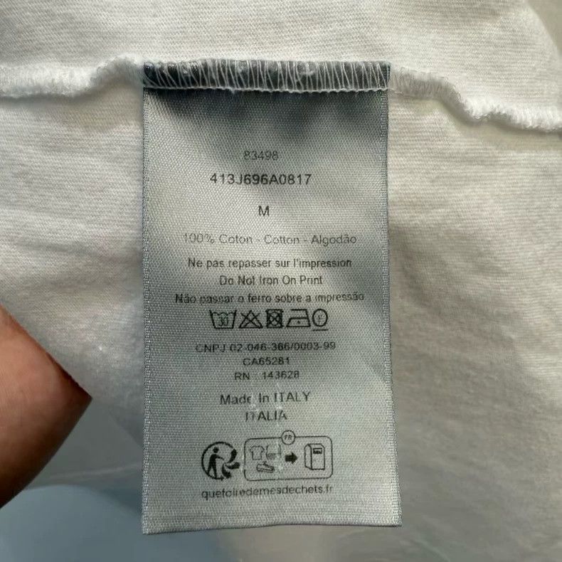 Dior Dior Logo Short Sleeve T-2505 Size US M / EU 48-50 / 2 - 4 Thumbnail