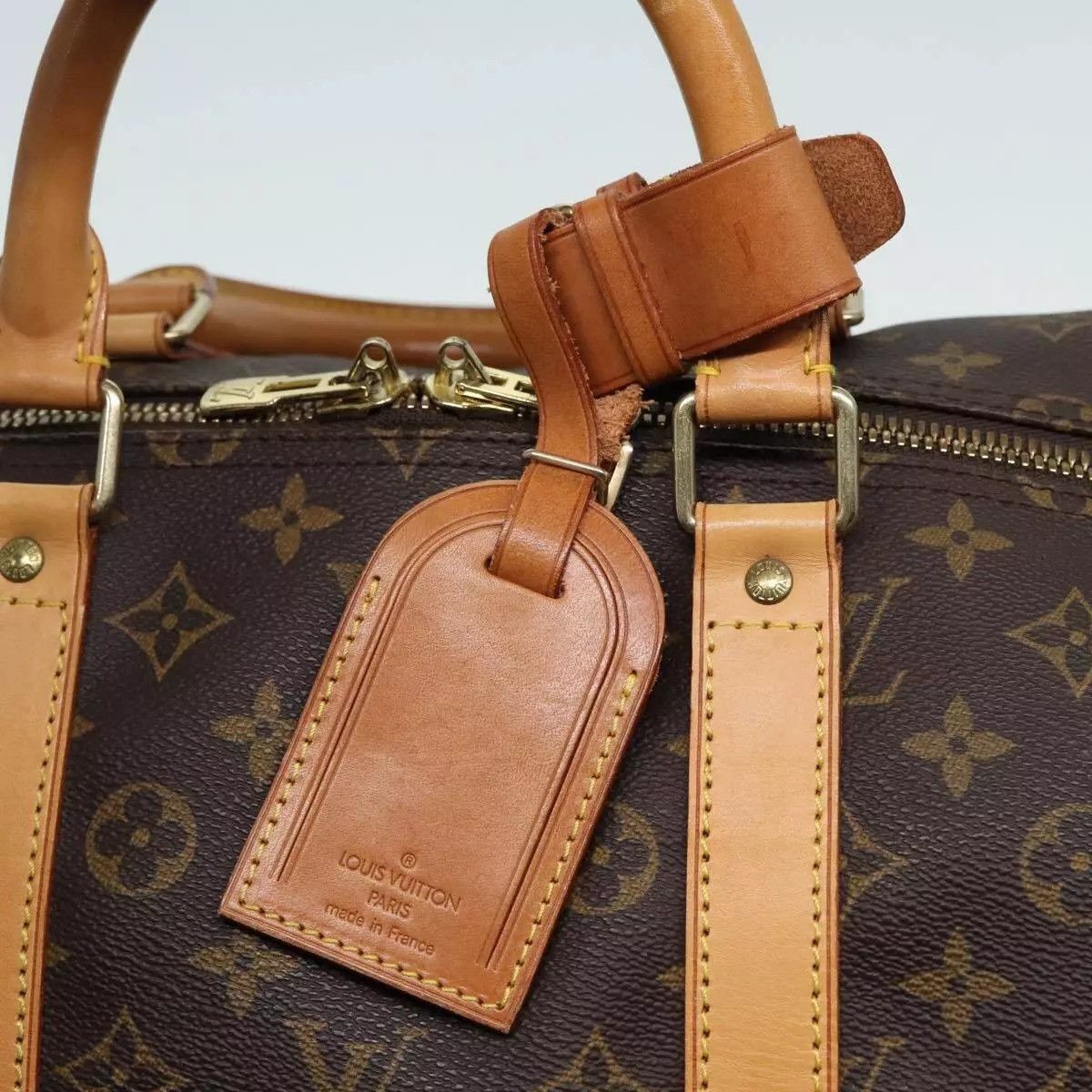 Louis Vuitton LOUIS VUITTON Monogram Keepall 55 Boston Bag Size ONE SIZE - 7 Thumbnail