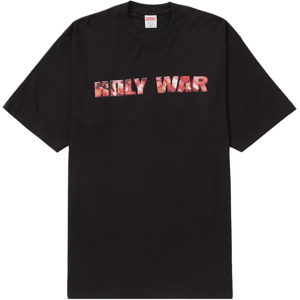 Supreme Supreme Holy War Tee - Black Size US XL / EU 56 / 4 - 1 Thumbnail