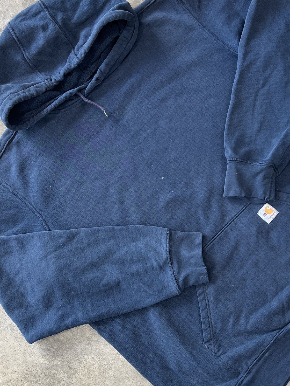 Carhartt Carhartt Fire retardant Navy Hoodie 2XL Tall Size US XXL / EU 58 / 5 - 1 Thumbnail