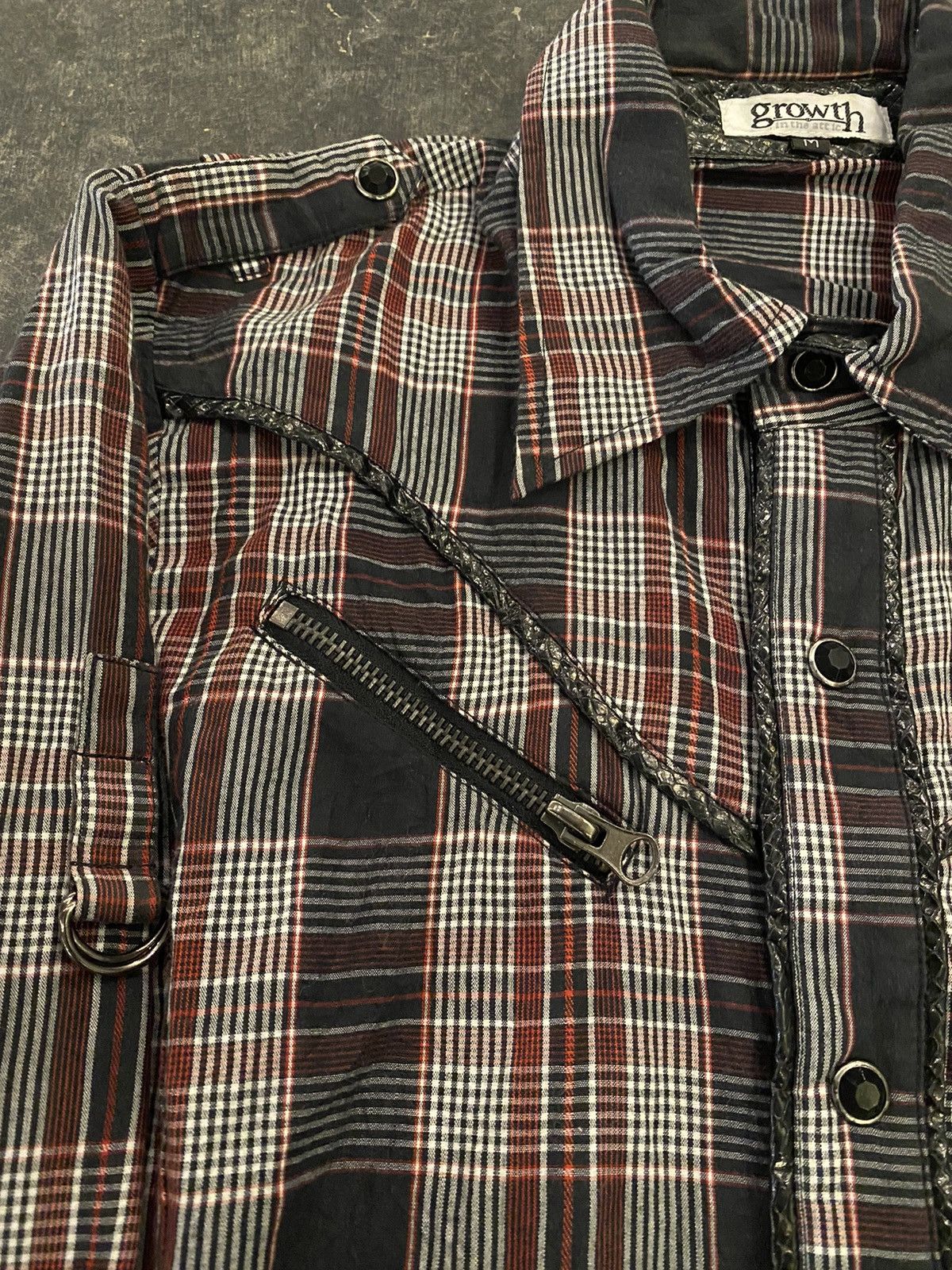 If Six Was Nine × In The Attic × Japanese Brand Y2k Growth In the Attic punk cross Shirt Size US M / EU 48-50 / 2 - 3 Thumbnail