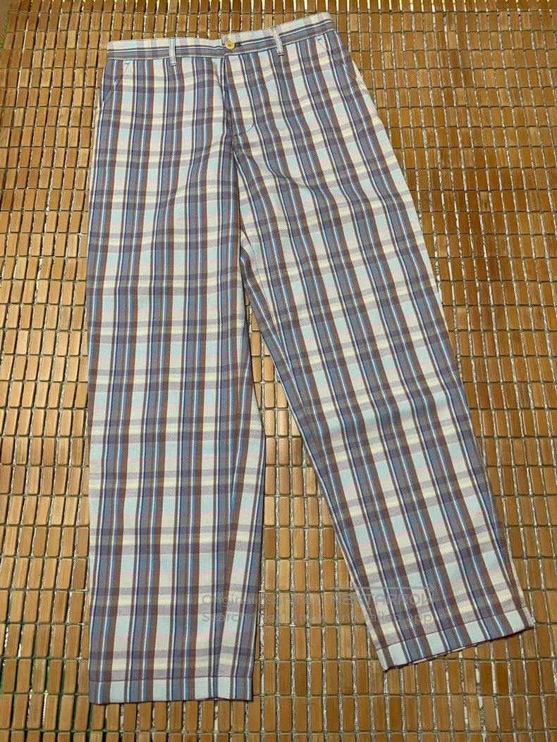 Acne Studios Acne Studios Wool blend checkered casual pants Size US 30 / EU 46 - 1 Thumbnail