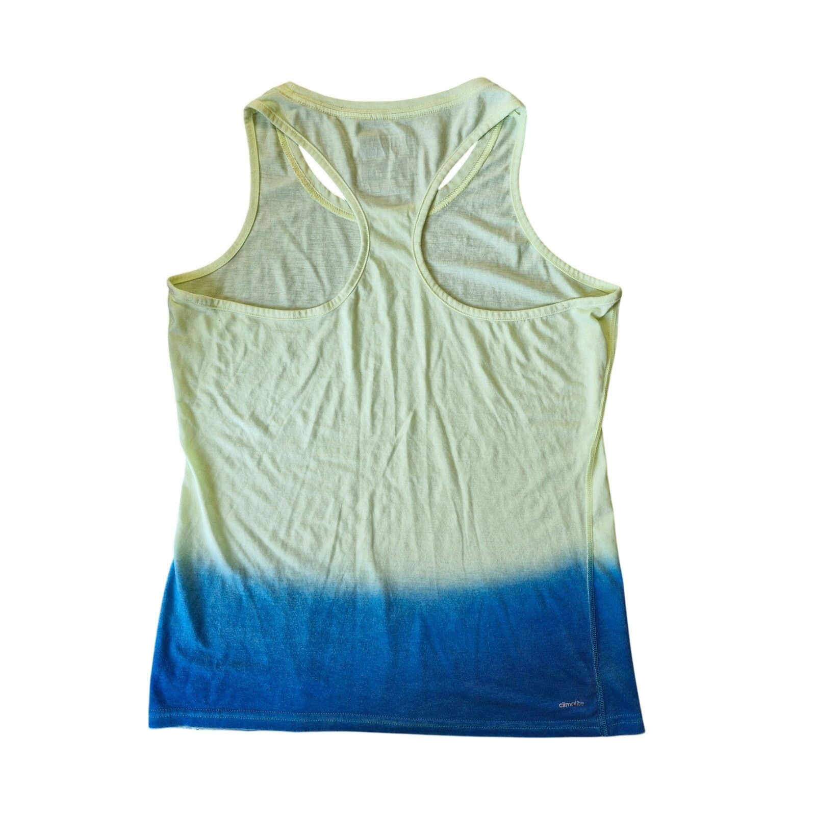 Adidas Adidas Ultimate Tank Top Womens L Yellow Racerback Climalite Size L / US 10 / IT 46 - 5 Thumbnail