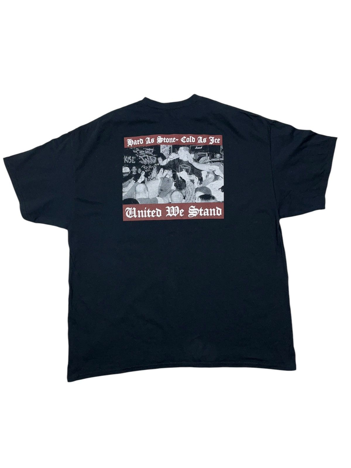 Band Tees Vintage 00s Warzone Hard As Stone T-shirt Hardcore Size US XXL / EU 58 / 5 - 2 Thumbnail