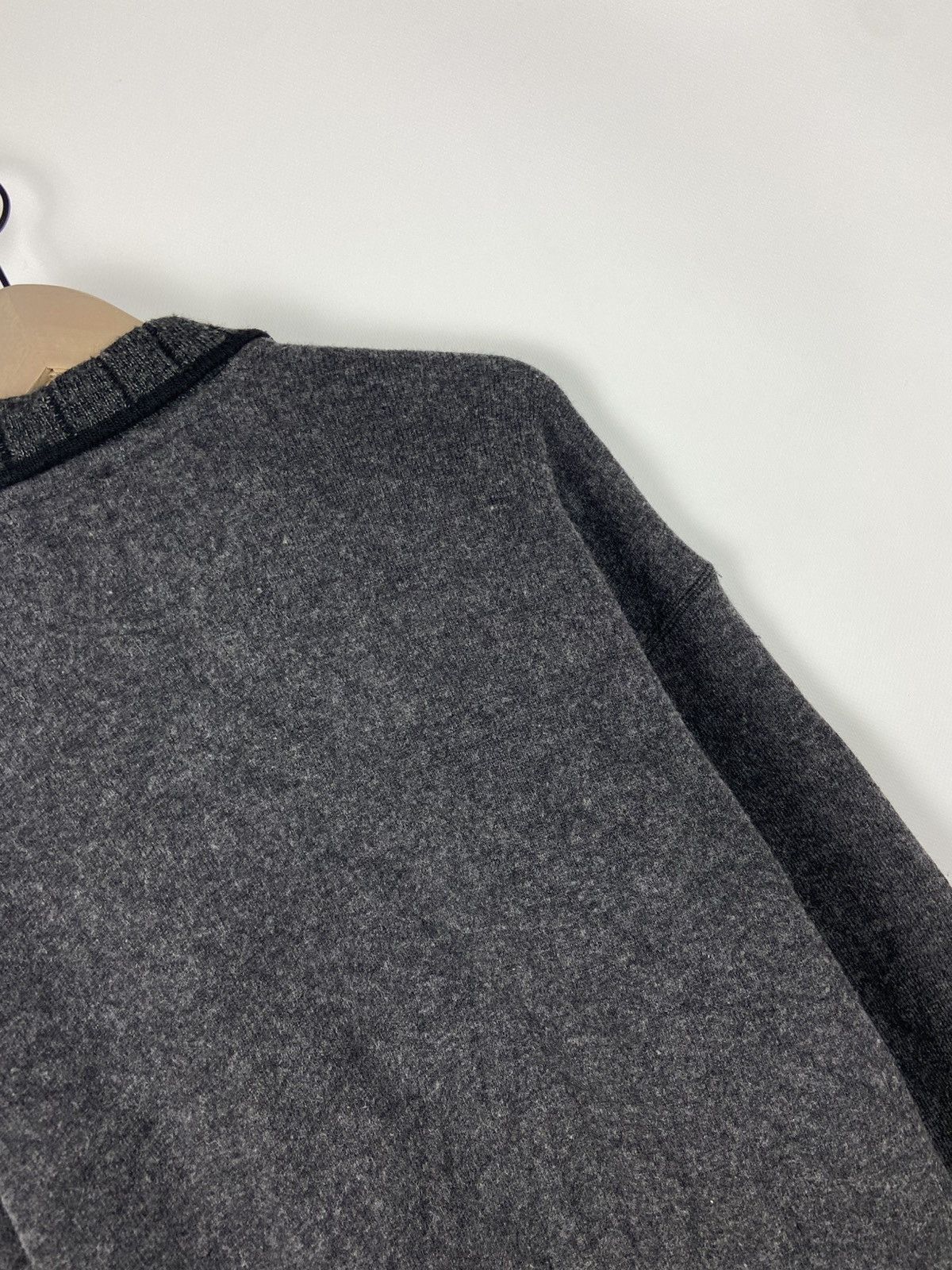 Carlo Colucci Vintage Carlo Colucci Sport 1/2 Zip Gray Polo Wool Sweater Size US XL / EU 56 / 4 - 19 Thumbnail