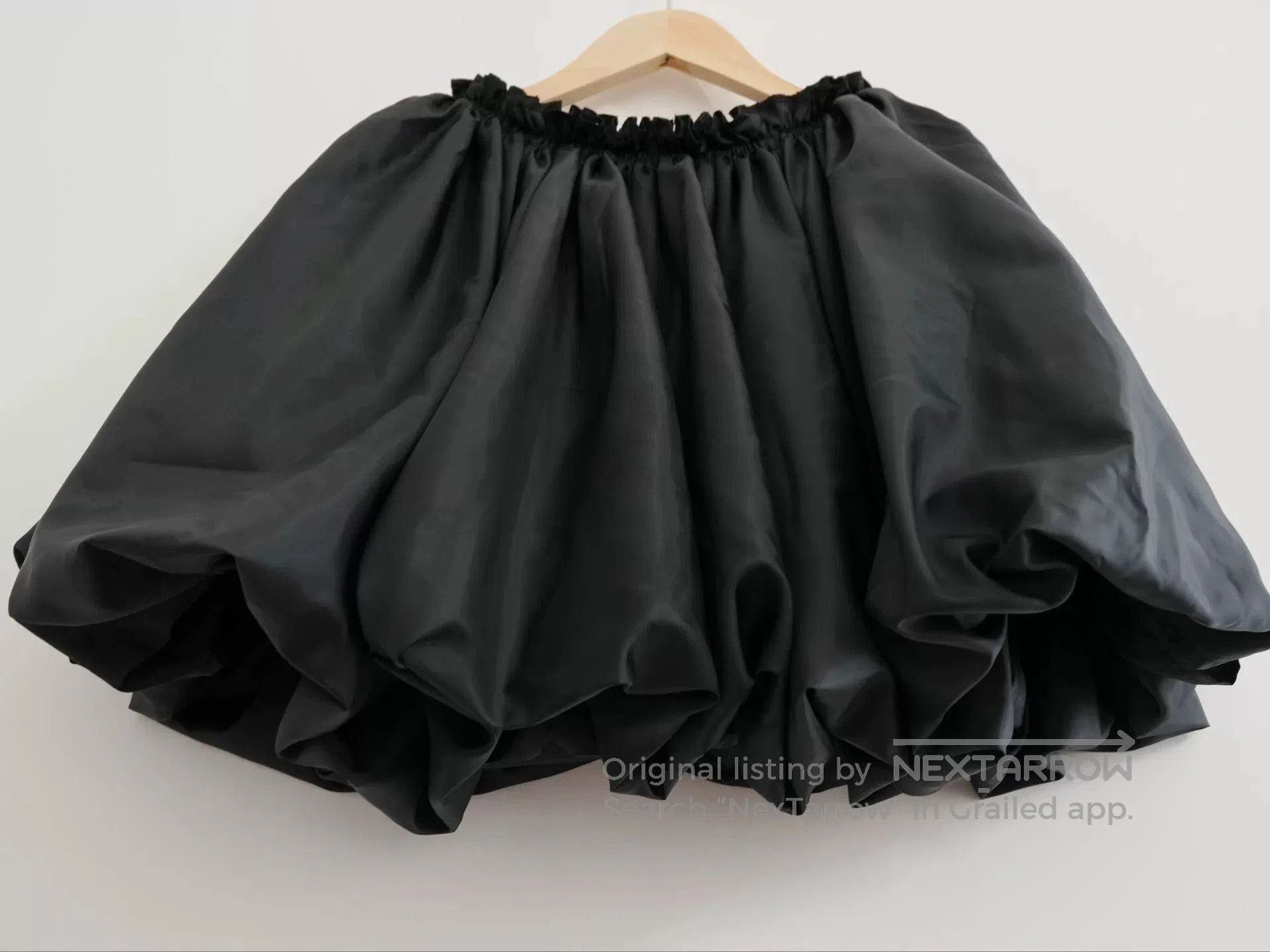 Comme des Garcons black puff sleeve floral top. Size M / US 6-8 / IT 42-44 - 5 Thumbnail