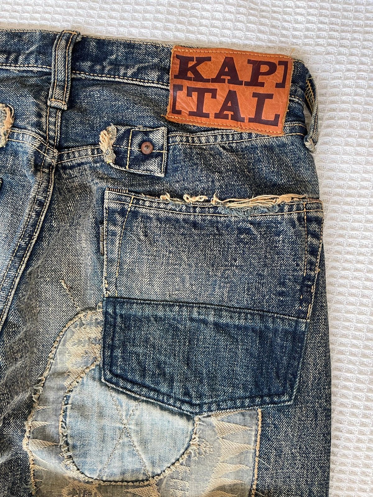 Kapital Kountry LastDrop🔥Rare🔥Kapital Kountry By Blue Handed Patchwork Jeans Size US 30 / EU 46 - 8 Thumbnail