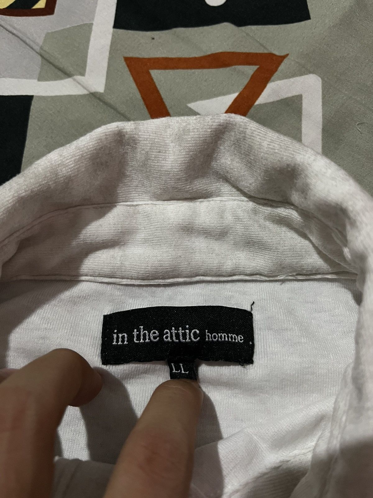 In The Attic × Japanese Brand In The Attic Homme Grey Tie Dye Polo Shirt Size US L / EU 52-54 / 3 - 10 Thumbnail
