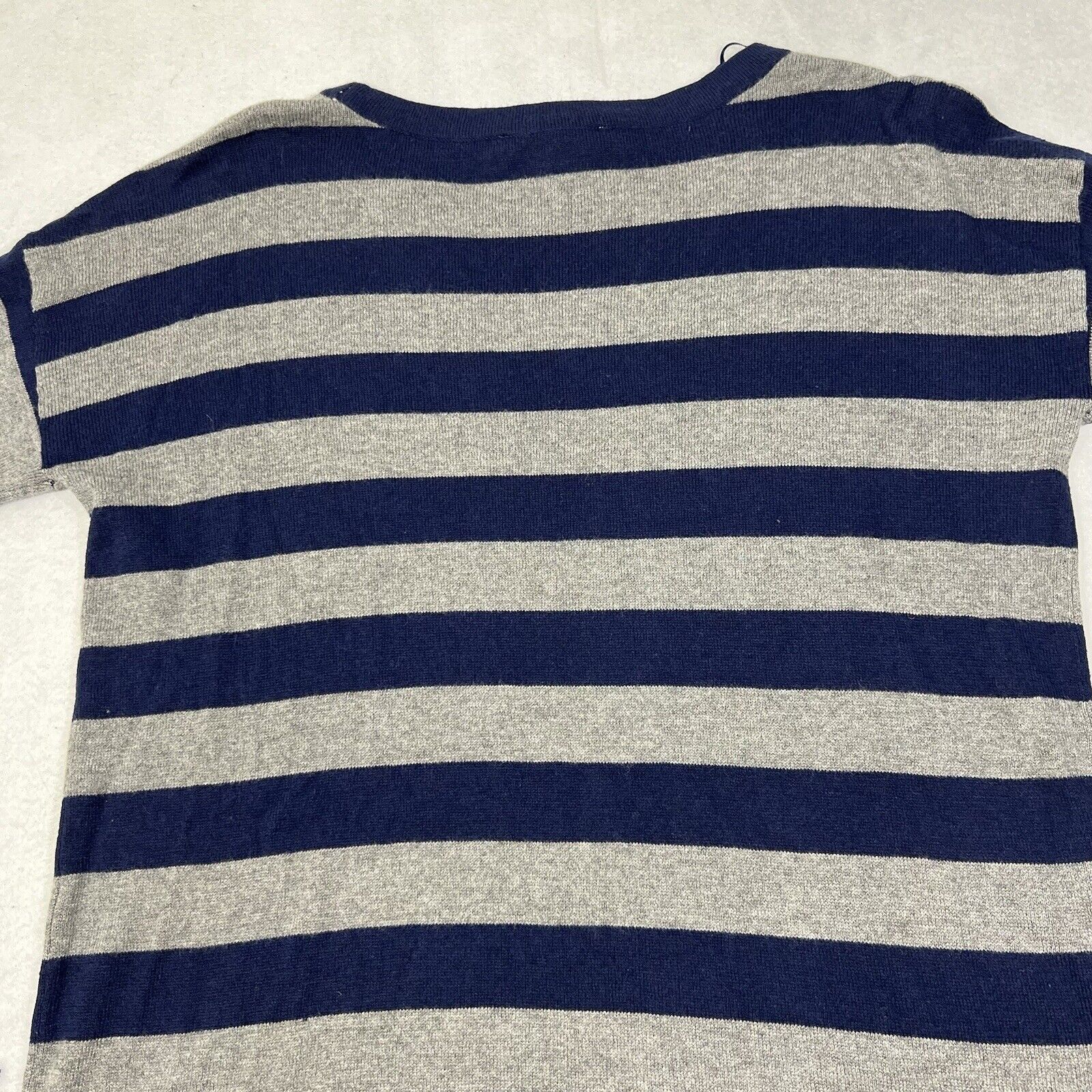 Other Motherhood Maternity Sweater Navy Blue Gray Striped Ribbons Size XS / US 0-2 / IT 36-38 - 10 Thumbnail