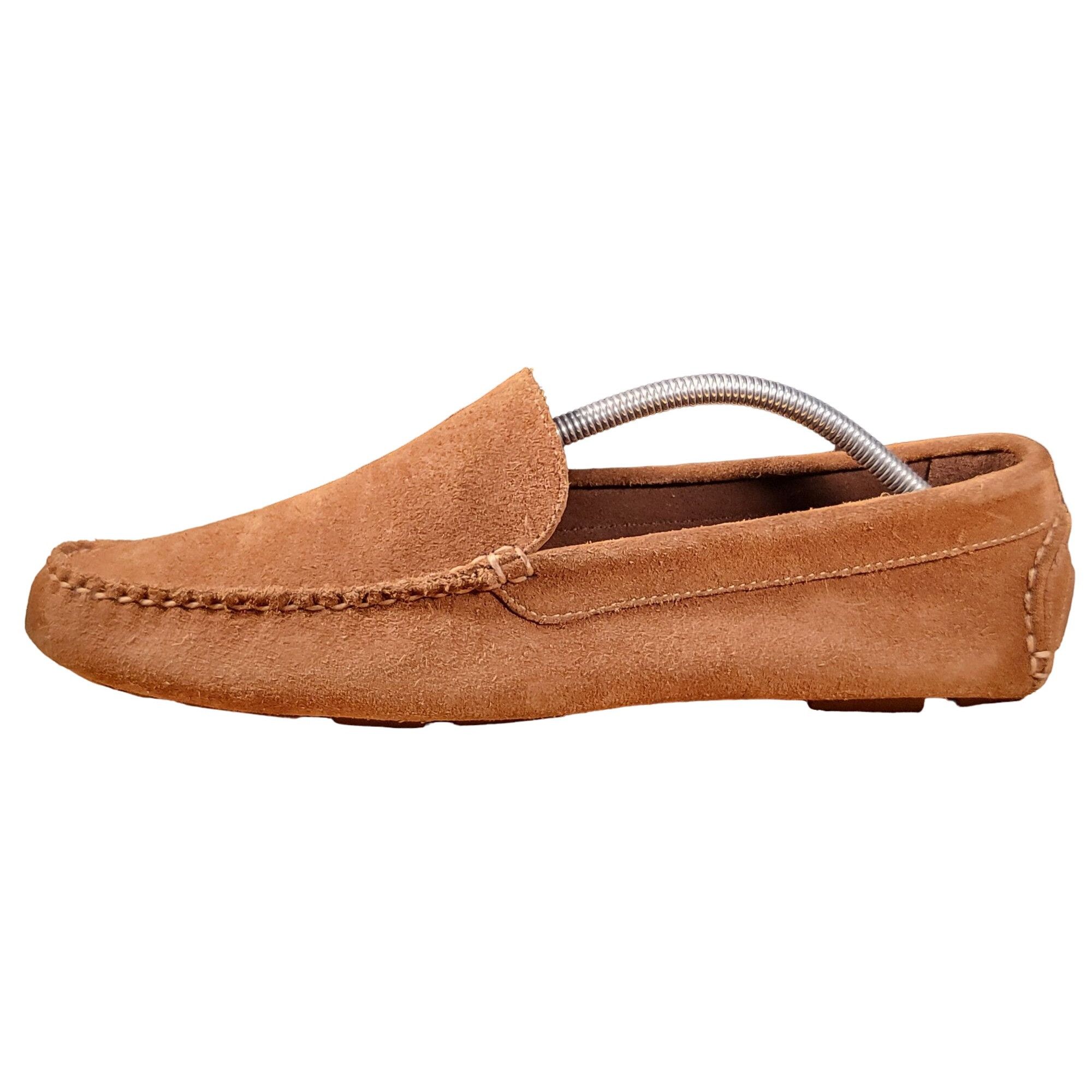 J.Crew J.Crew Brown Suede Loafers Men Sz 11.5 BF764 Preppy 