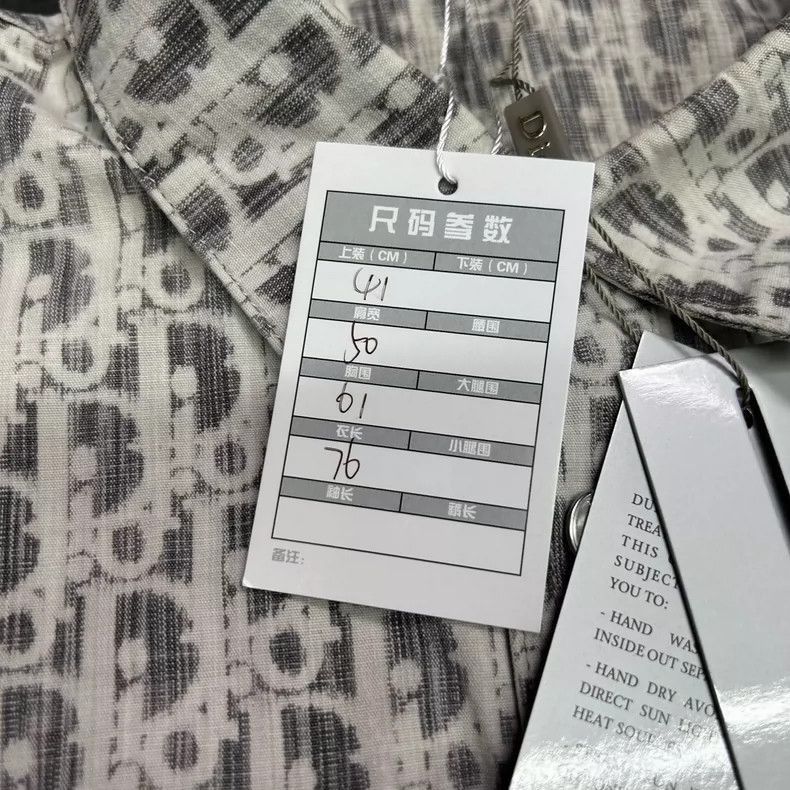 Dior Dior Gray Logo Denim Shirt Jacket-2505 Size US M / EU 48-50 / 2 - 8 Thumbnail