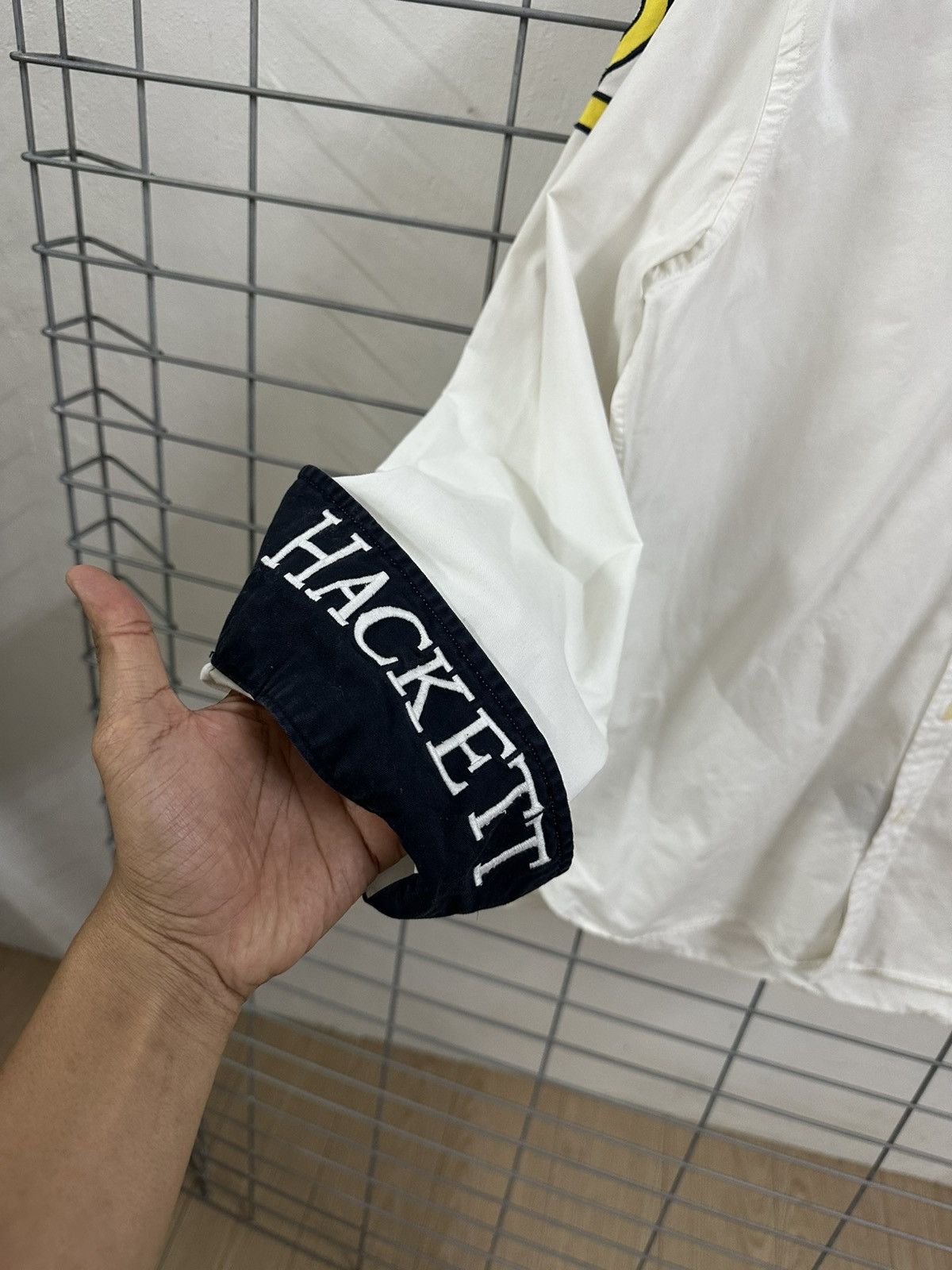 Hackett Rare And Beautiful Hackett London Army Polo White Shirt Size US XL / EU 56 / 4 - 4 Thumbnail