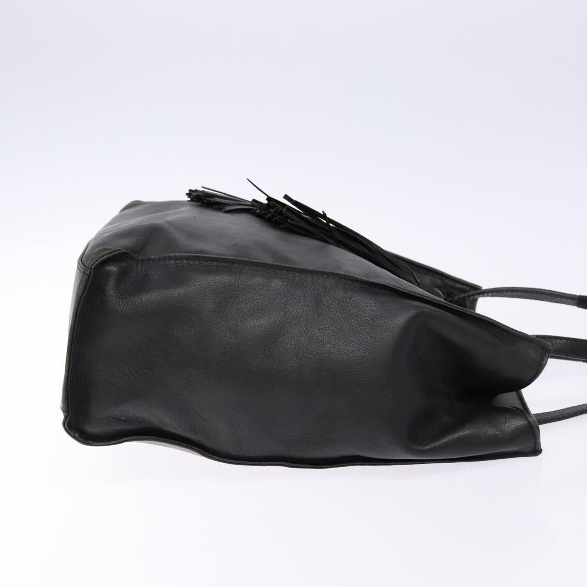 Prada PRADA Hand Bag Leather Black Size ONE SIZE - 4 Thumbnail