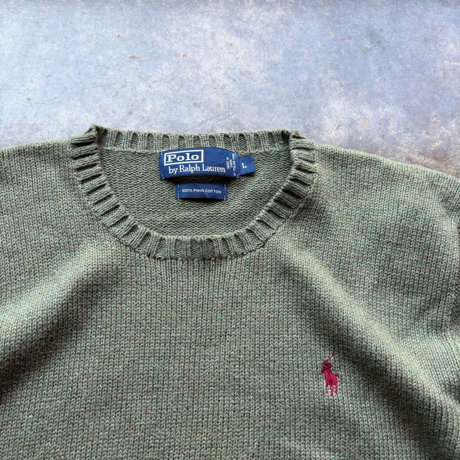 Polo Ralph Lauren Beautiful Vintage Polo Ralph Lauren Knit Sweater Size US L / EU 52-54 / 3 - 3 Thumbnail