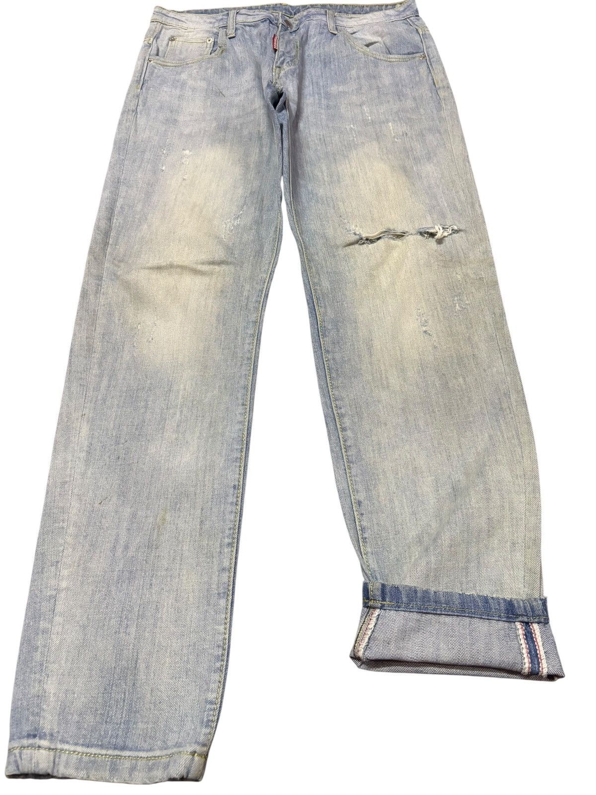 Dsquared2 🍁 DSQUARED2 Selvedge Y2k Distressed Archive Denim