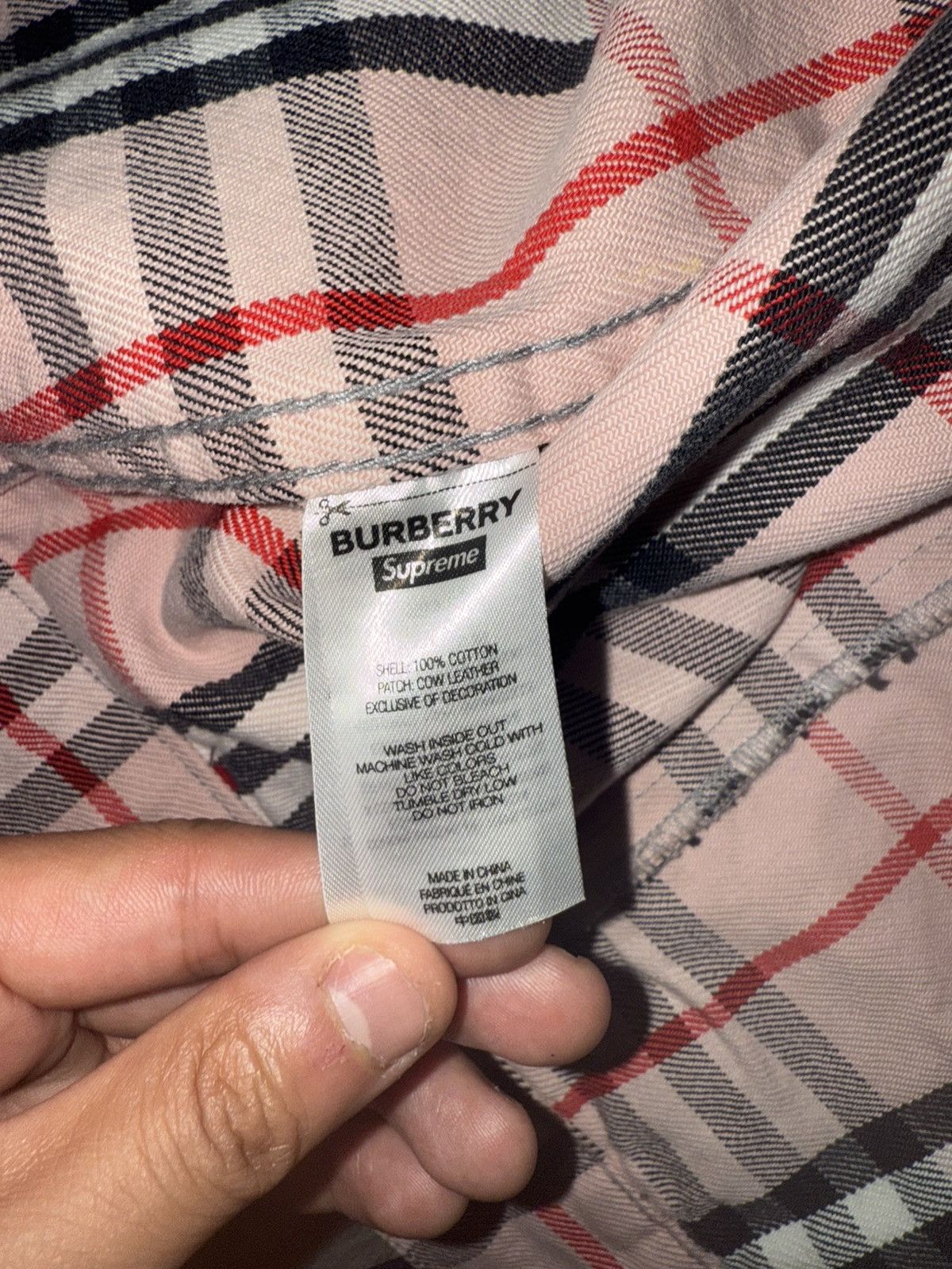 Burberry × Supreme Supreme X Burberry Denim Trucker Size US M / EU 48-50 / 2 - 6 Thumbnail