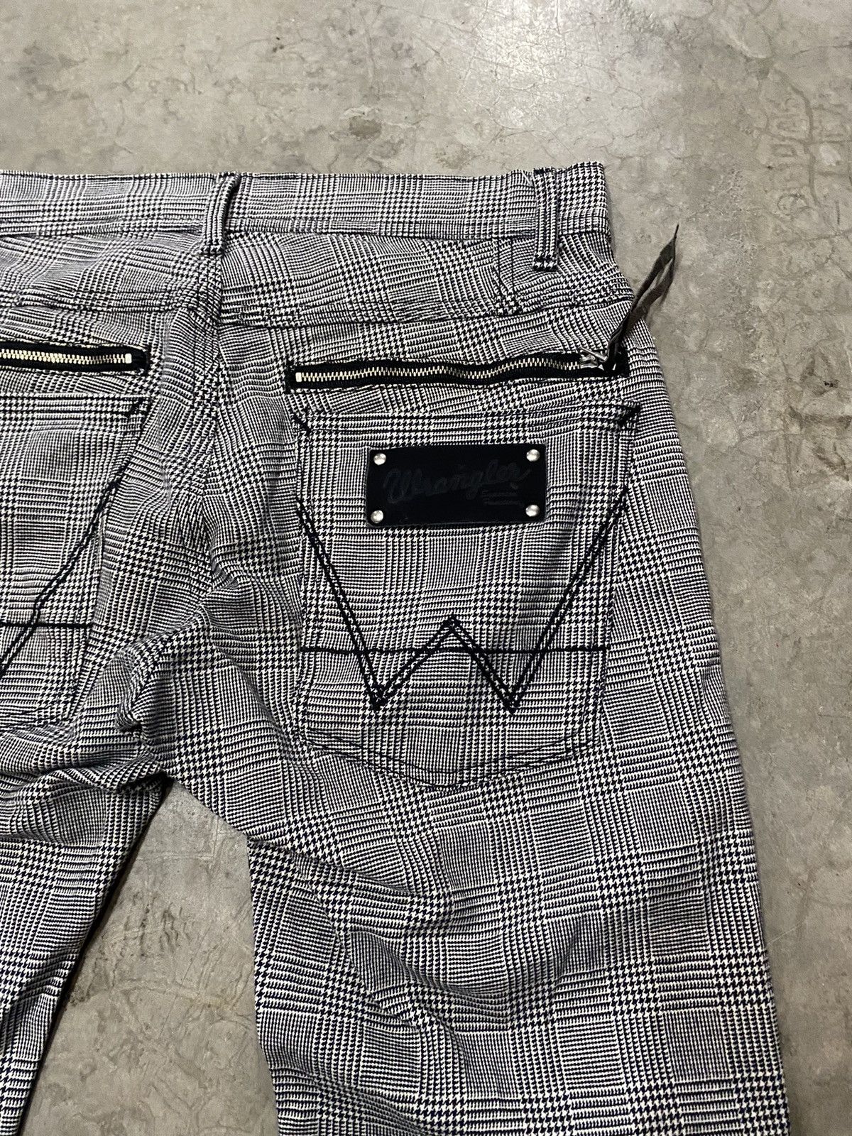 Hysteric Glamour × Le Grande Bleu (L.G.B.) × Wrangler Japanese Wrangler Checked Gothic Punk Zip Slim Stretchable Size US 30 / EU 46 - 8 Thumbnail
