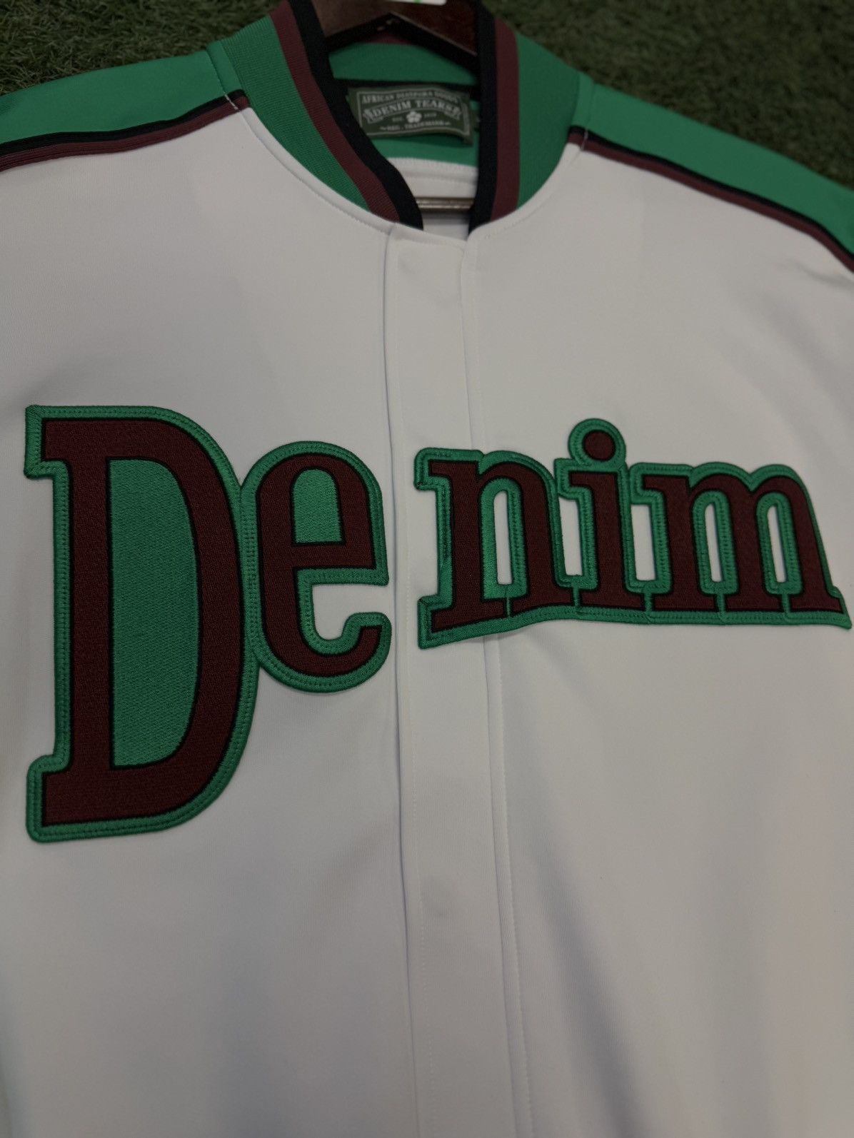 DENIM TEARS Denim Tears Green White Track Jacket Size Small Size US S / EU 44-46 / 1 - 5 Thumbnail