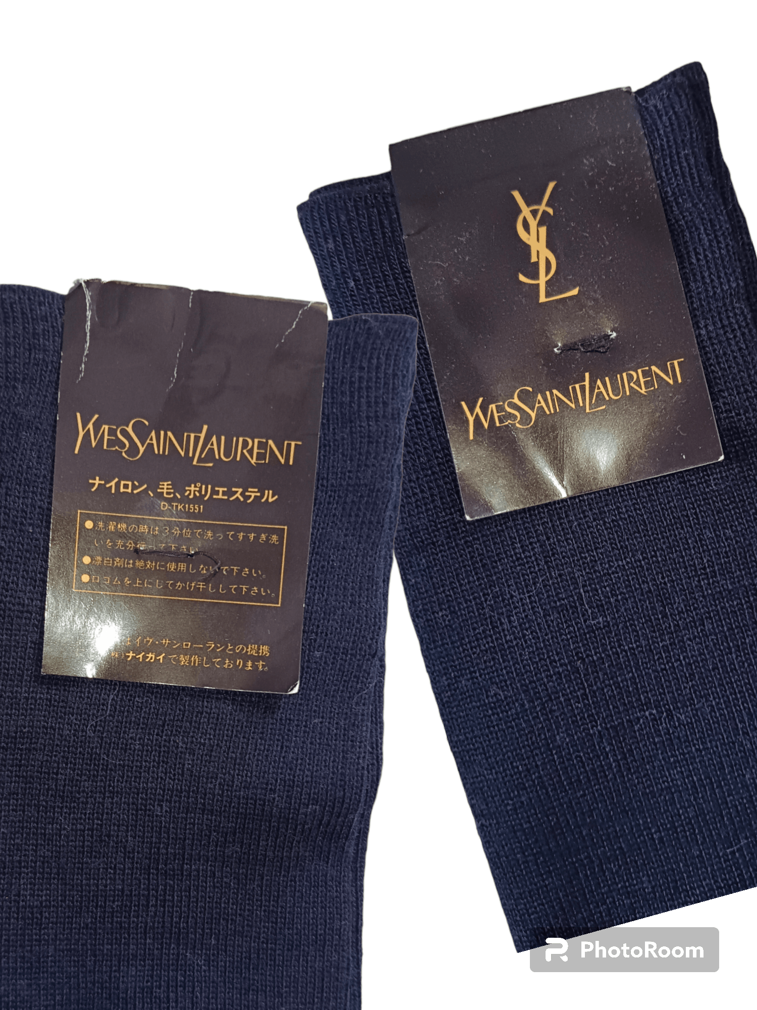 Yves Saint Laurent YSL Women Long Socks Size ONE SIZE - 3 Thumbnail