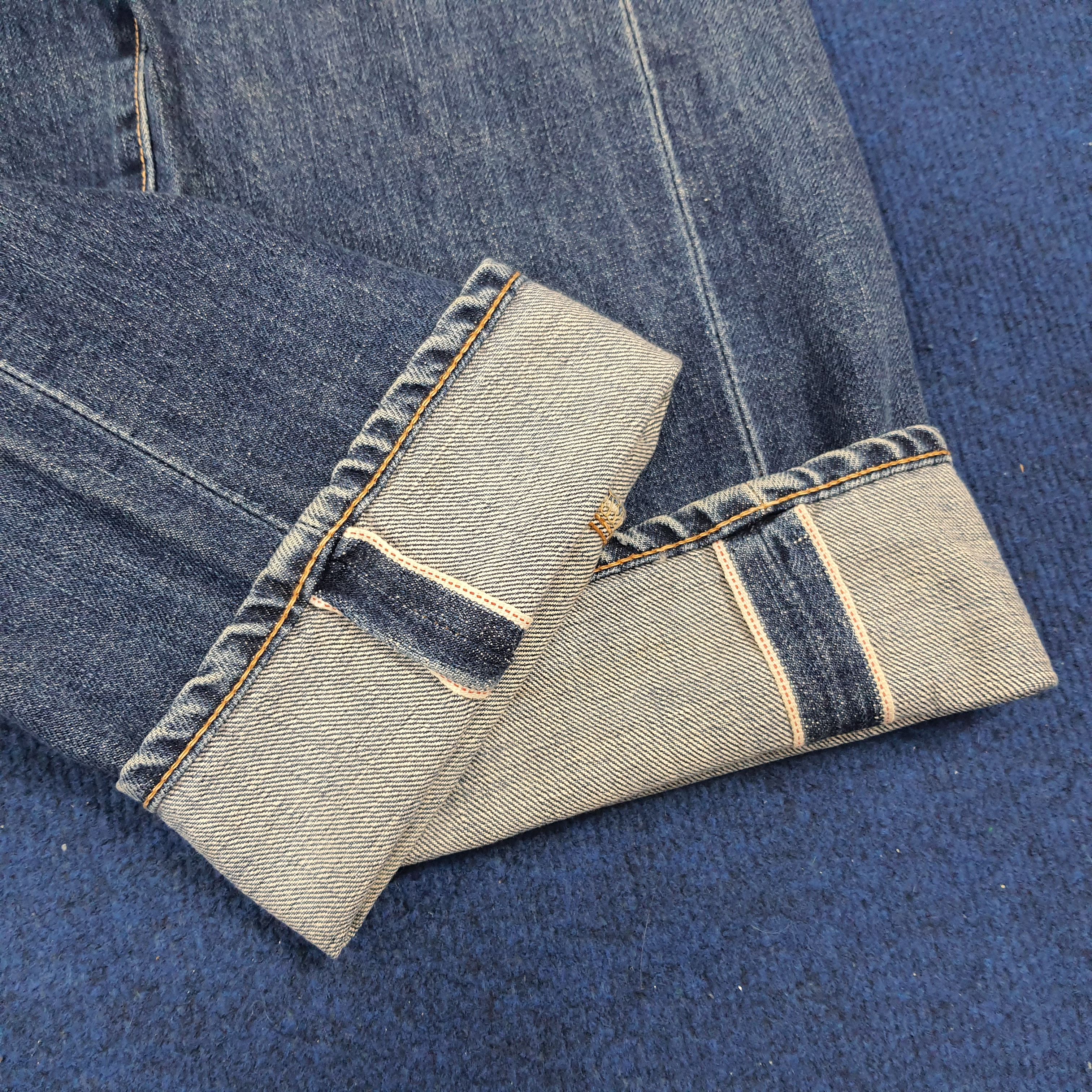 Japanese Brand × Vintage Vintage Evisu Salvadge Japan Brand Custom Daicock Jeans Size US 26 / EU 42 - 6 Thumbnail