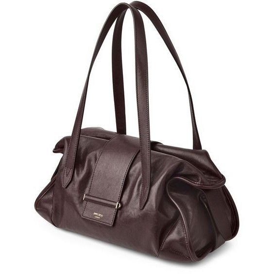 Jimmy Choo JIMMY CHOO Medium Bar Deep Merlot Top Handle Bag New & Authe Size ONE SIZE - 2 Thumbnail