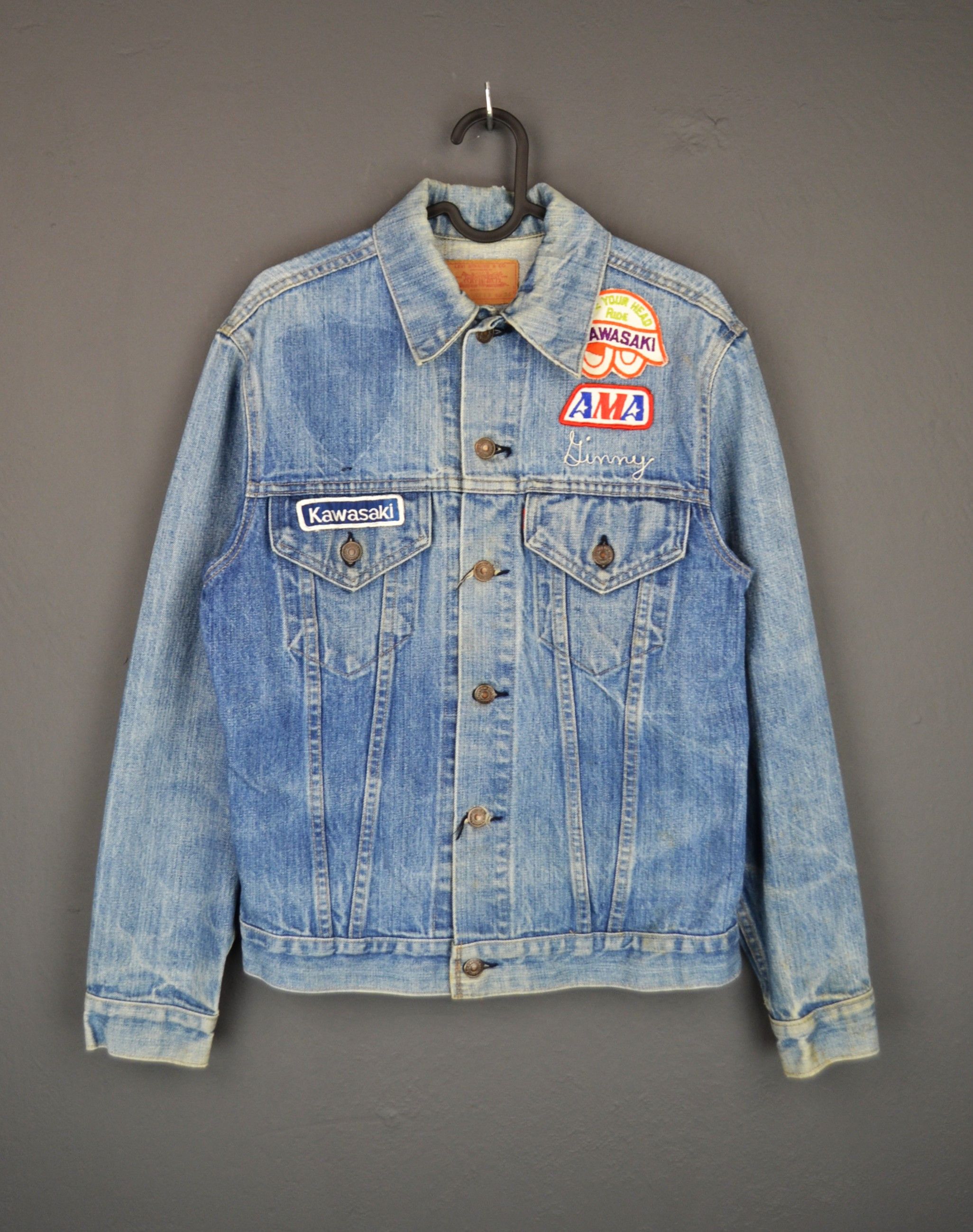 Levi's Levi's Type 3 1970s Big E 52 Stamp AMA Kawasaki 70505 36 Size US XS / EU 42 / 0 - 2 Thumbnail