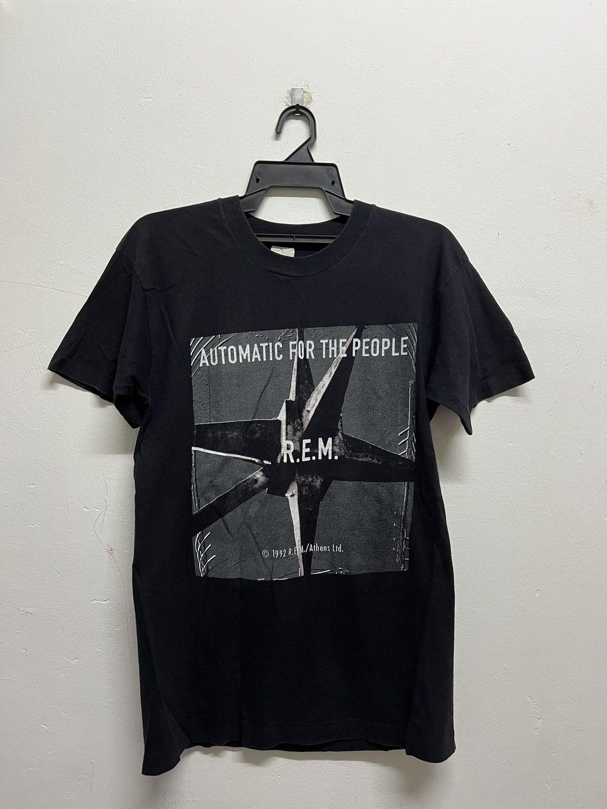 Band Tees × Vintage Vintage 90’s Rem Automatic For The People Band Tee Size US M / EU 48-50 / 2 - 1 Thumbnail