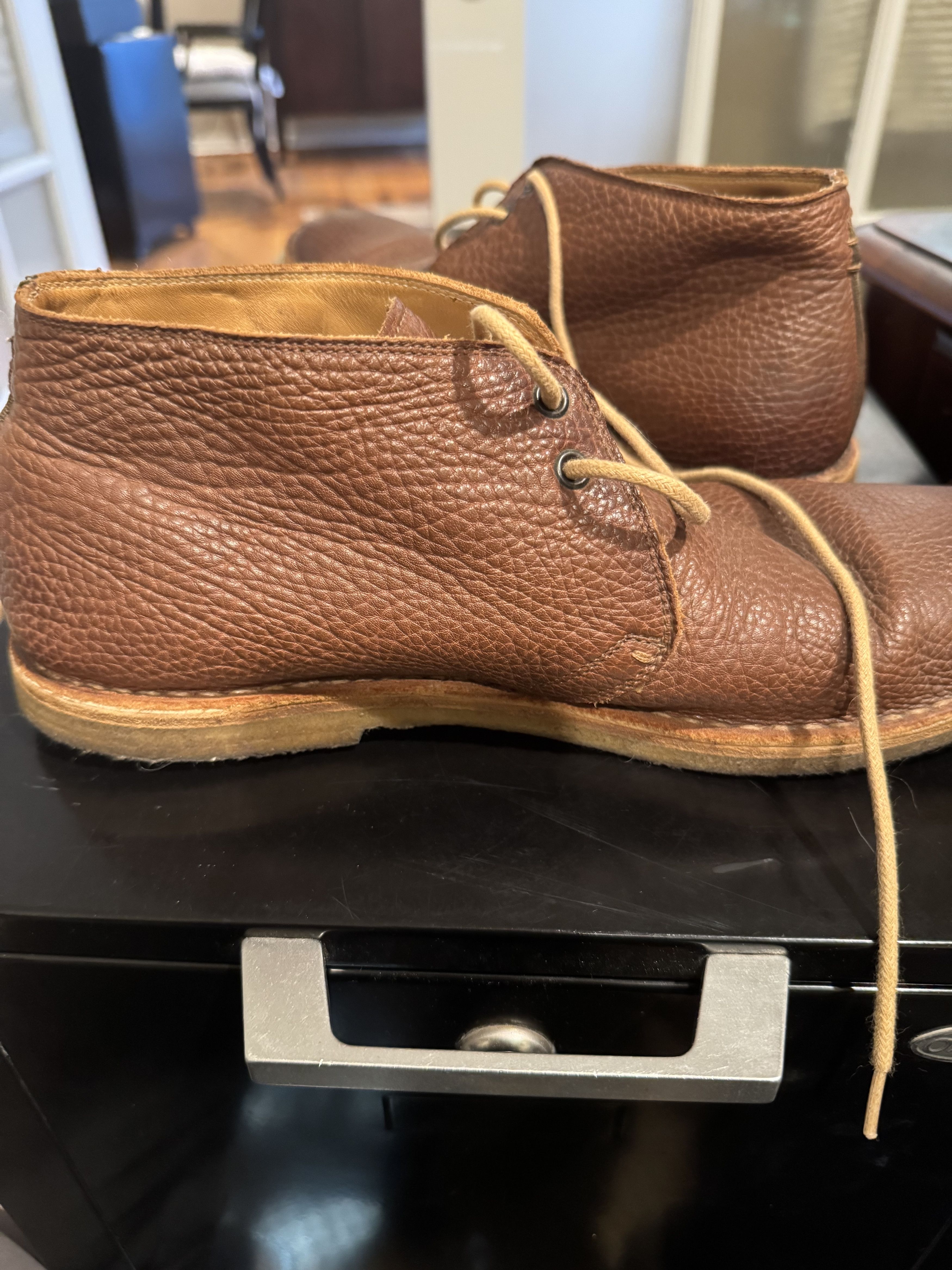 Giorgio Armani Giorgio Armani Casual Leather Shoes. Gently Used Size US 10 / EU 43 - 5 Thumbnail