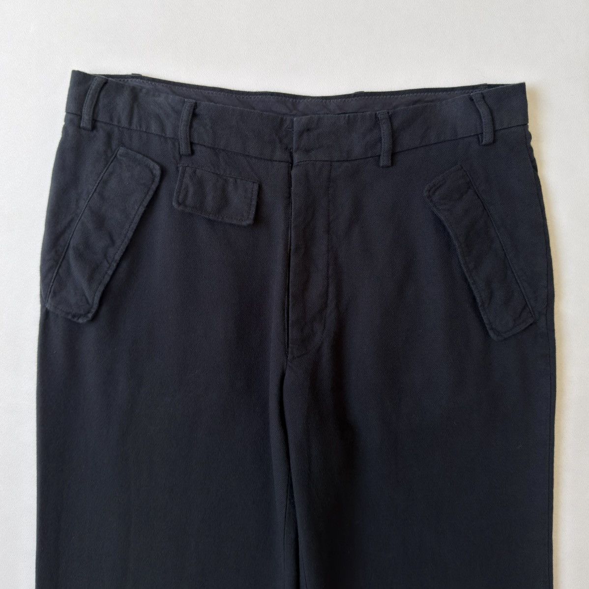 Maison Margiela S/S 04 Black Cotton ‘Utility Pants’ Size US 36 / EU 52 - 4 Thumbnail