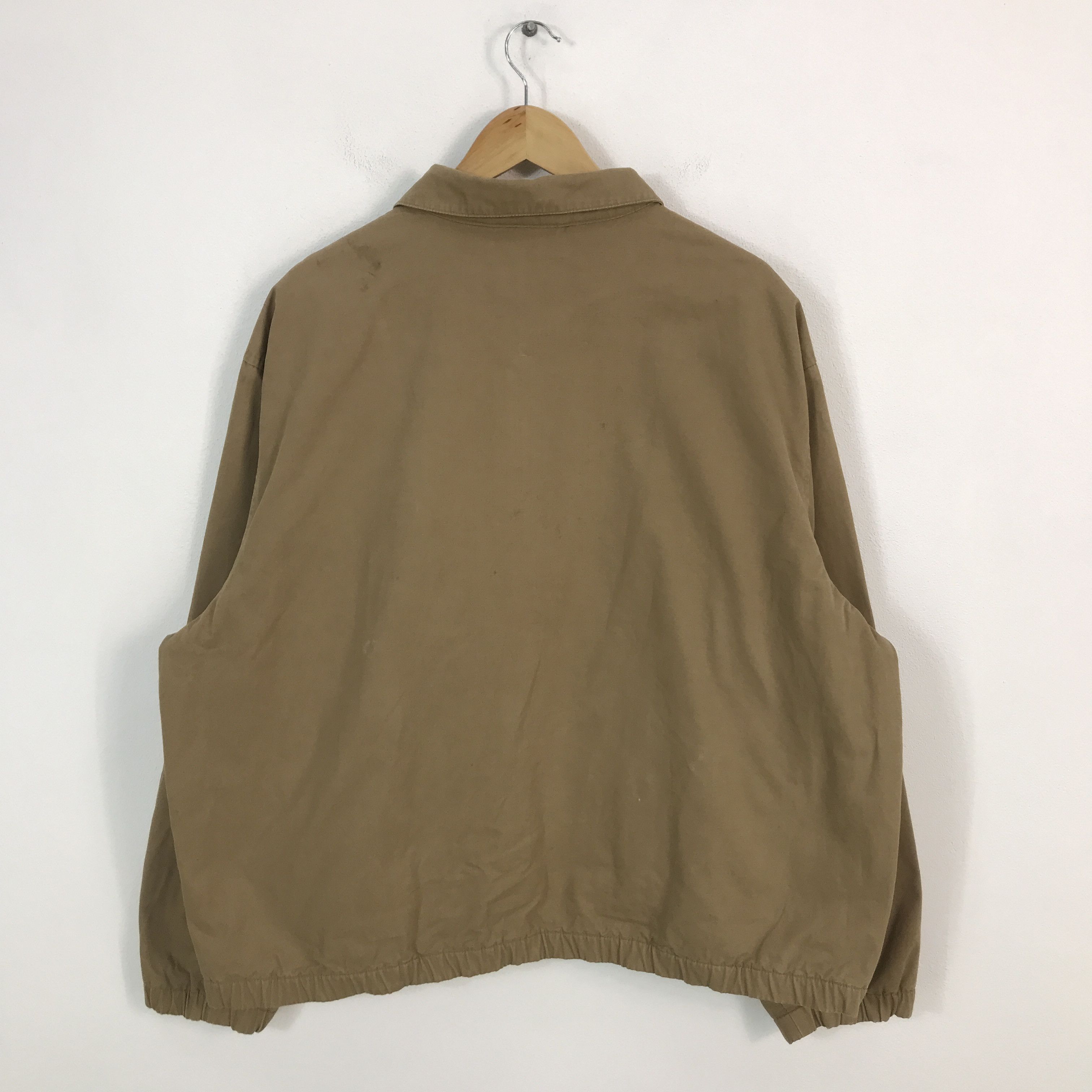 Polo Ralph Lauren Vtg Polo ralph lauren brown zipper jacket Size US XXL / EU 58 / 5 - 2 Thumbnail