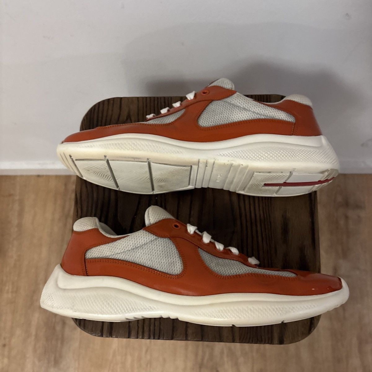 Prada Prada Cup Orange Size 10.5 / 11.5 US Size US 11.5 / EU 44-45 - 2 Thumbnail