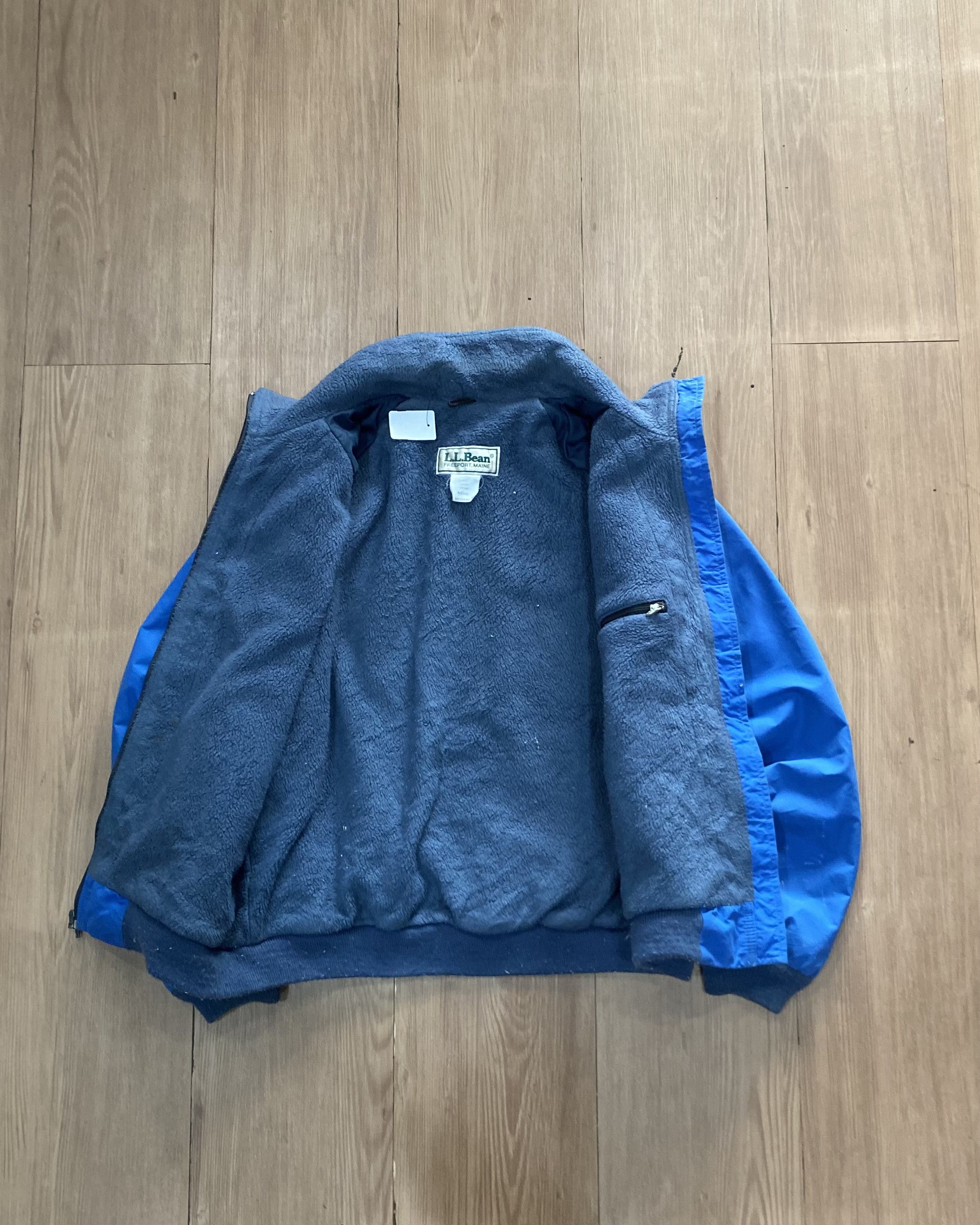 Vintage 90s Ll Bean Warm Up Fleece Jacket