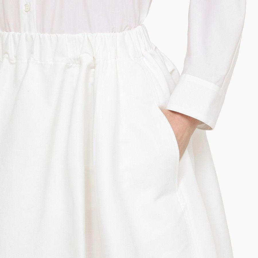 Marni o1d2blof0824 Cotton Skirts in White Size 28" / US 6 / IT 42 - 5 Thumbnail