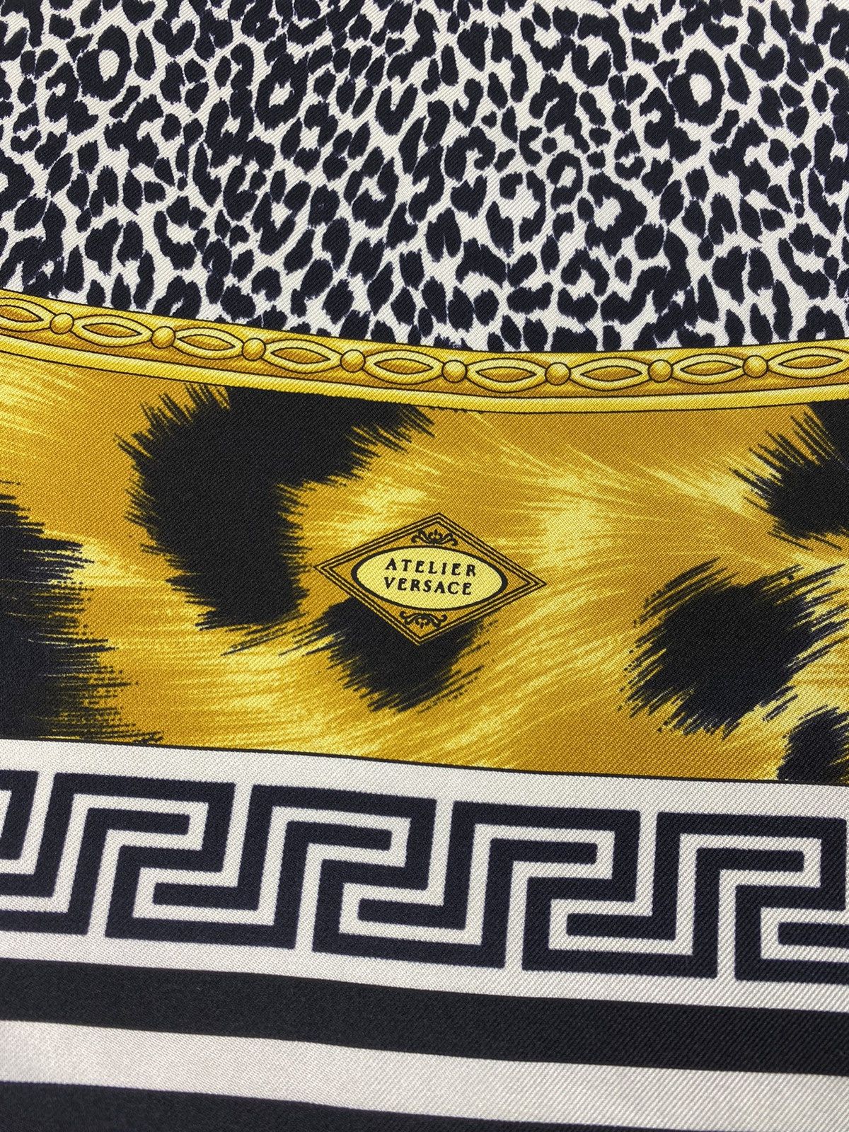 Versace Vintage Gianni Versace Tiger Silk Scarf like Hermes Size ONE SIZE - 2 Thumbnail