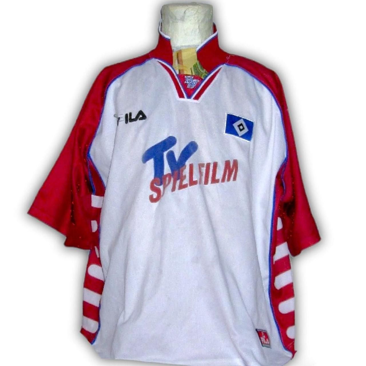 Fila Hamburger SV 2000 2001 Home Shirt Jersey Size US XXL / EU 58 / 5 - 2 Thumbnail