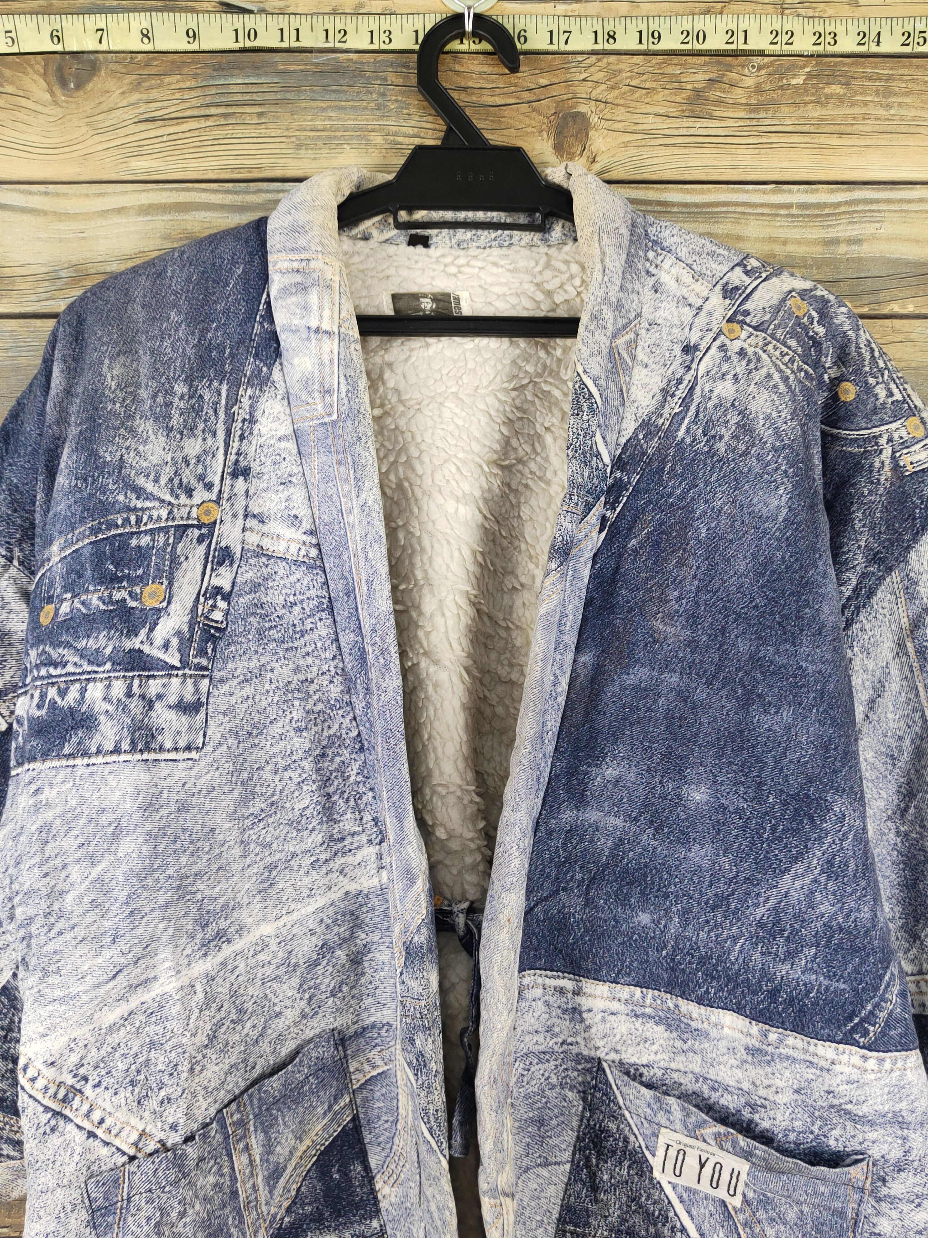 Japanese Brand × Vintage Vintage James Dean ❌ Dear Jimmy Denim Furr Jacket Size US L / EU 52-54 / 3 - 2 Thumbnail