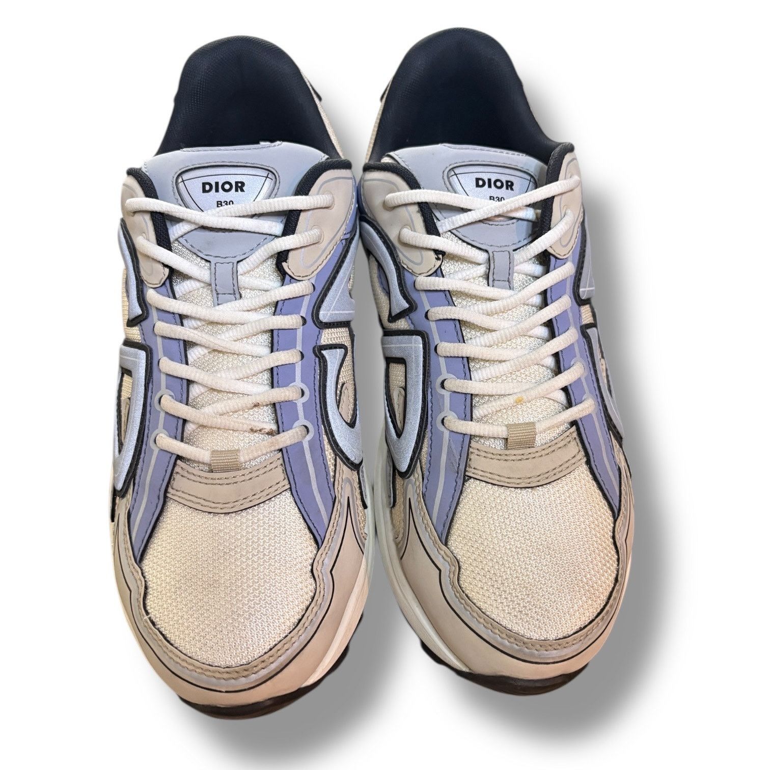 Dior Dior B30 Blue Tan Grey Sneakers | Size 45(12US) Size US 12 / EU 45 - 8 Thumbnail