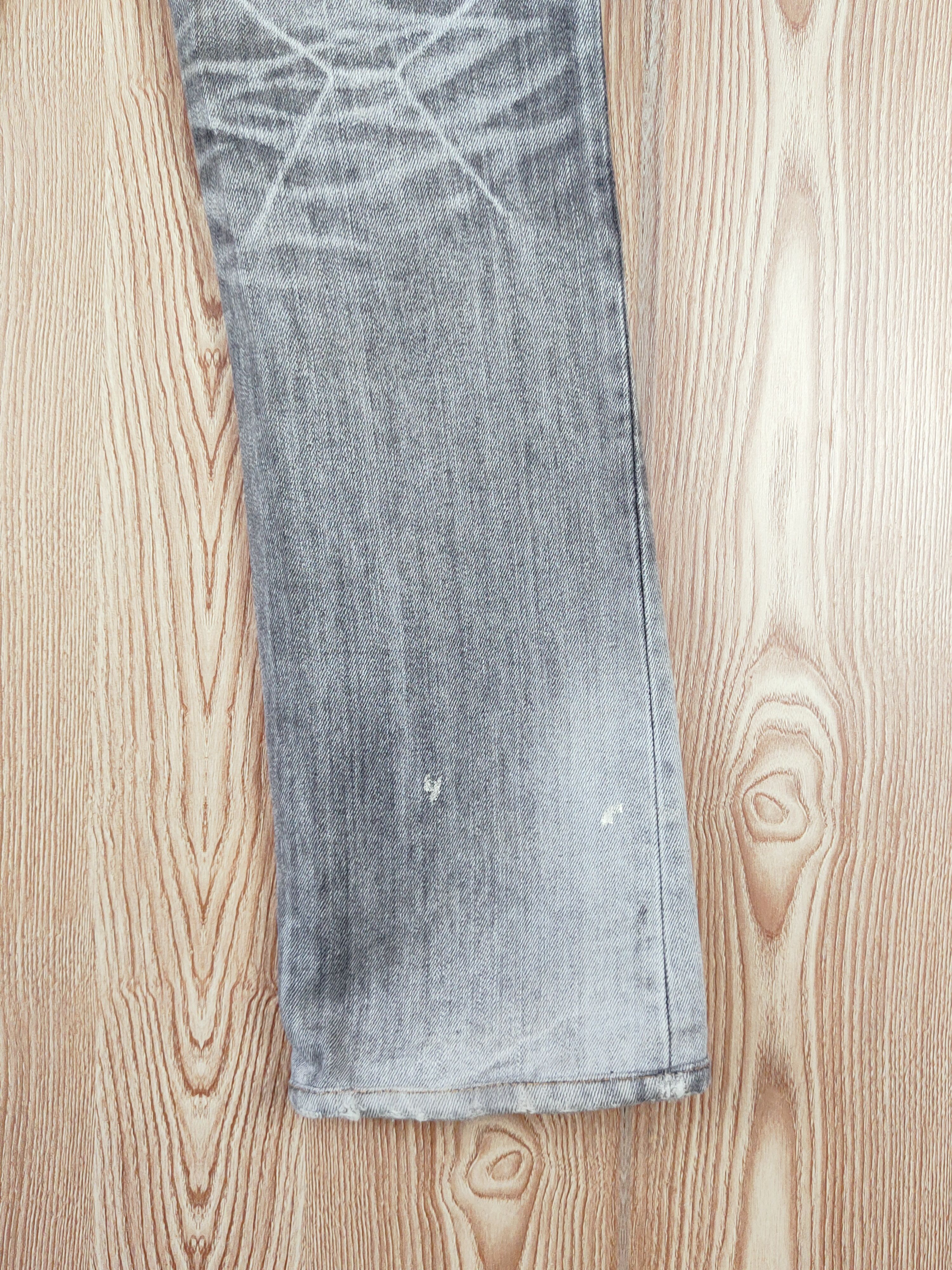 RIPVANWINKLE Rip van winkle japan Black Faded Ripped denim Jeans #W658 Size US 32 / EU 48 - 11 Thumbnail