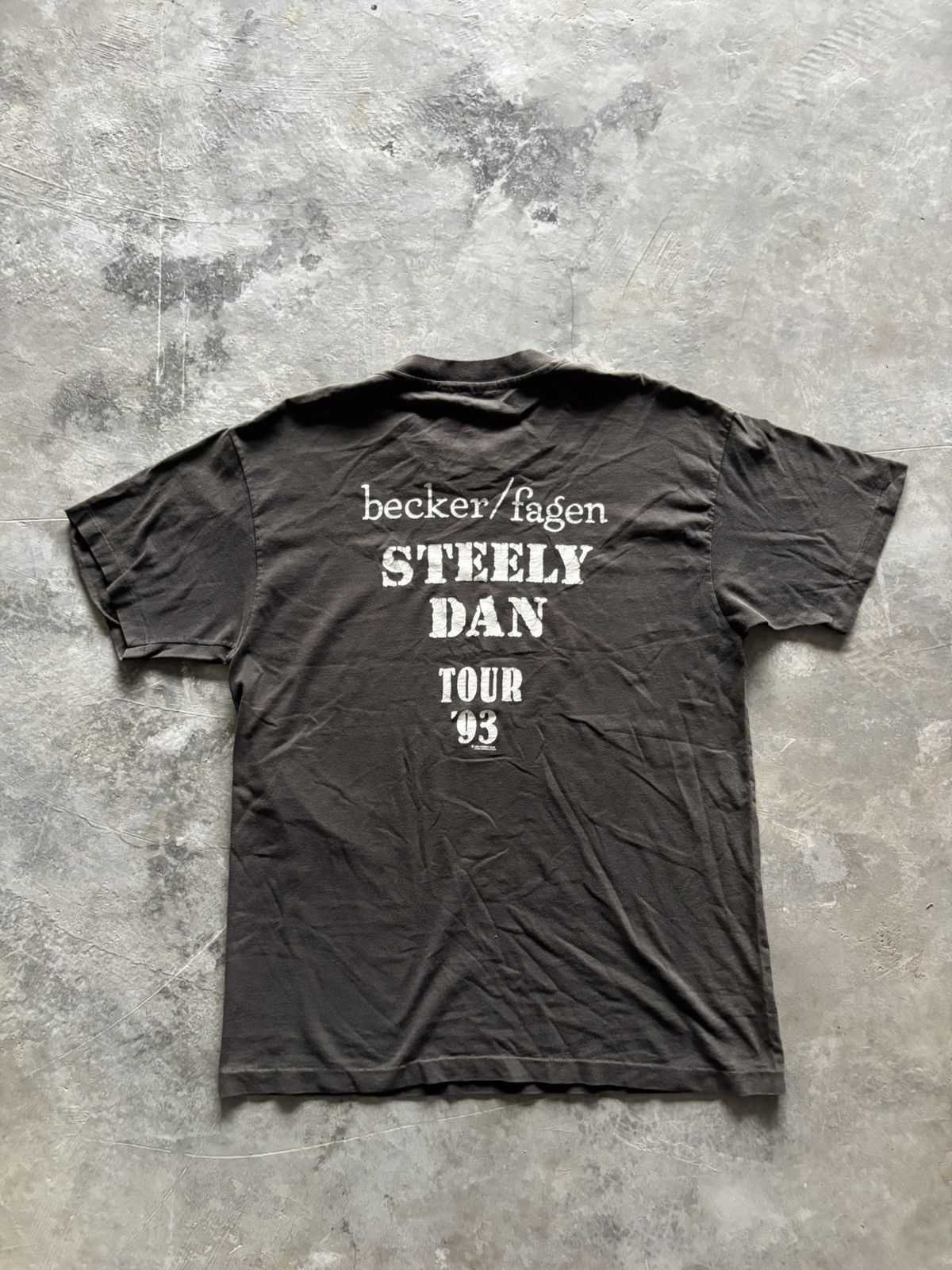 Band Tees RARE vintage STEELY DAN sun faded 1993 becker fagen tour ERD Size US XL / EU 56 / 4 - 2 Thumbnail