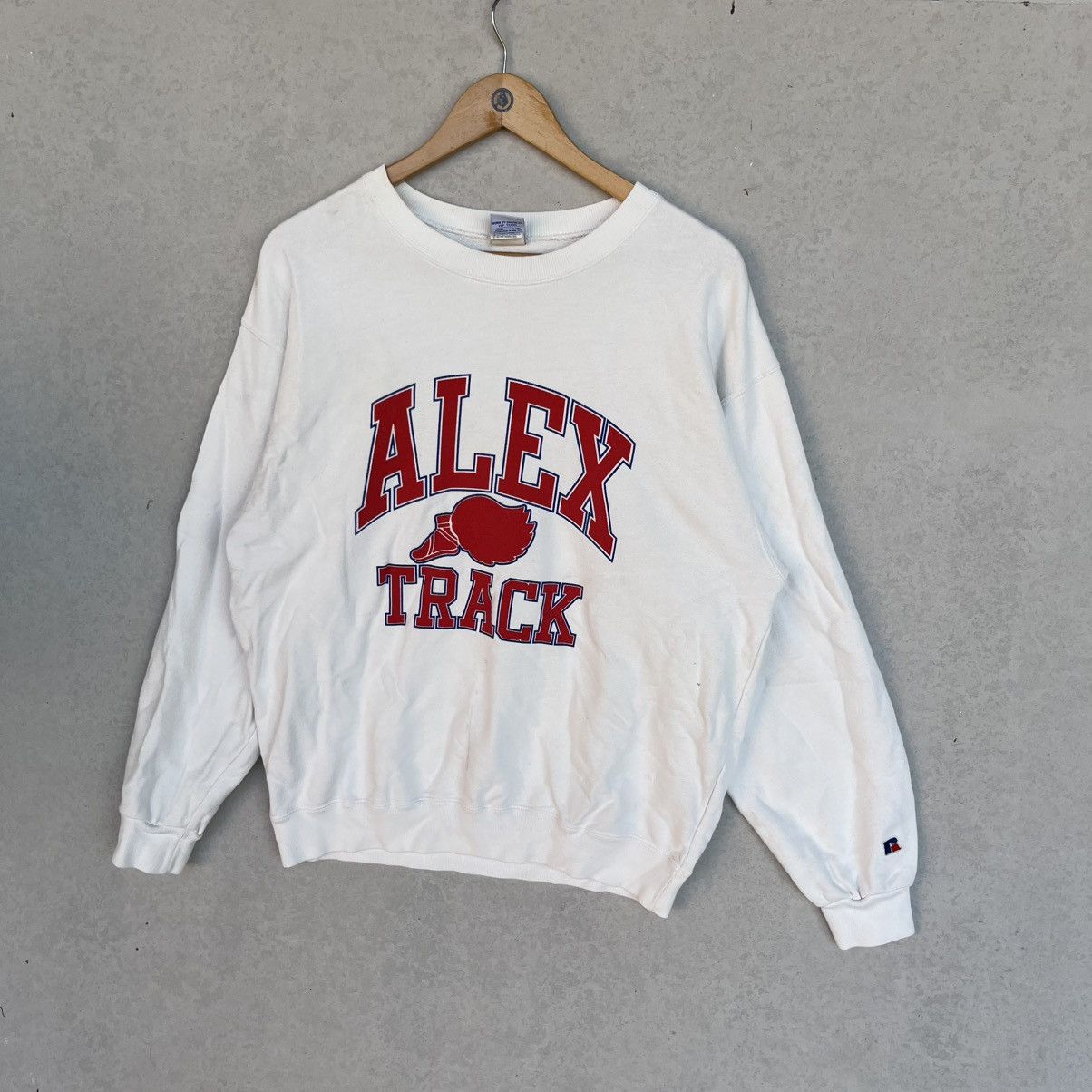 Other Vintage Russell Athletic 90s Alex Track White Size L Size US L / EU 52-54 / 3 - 2 Thumbnail