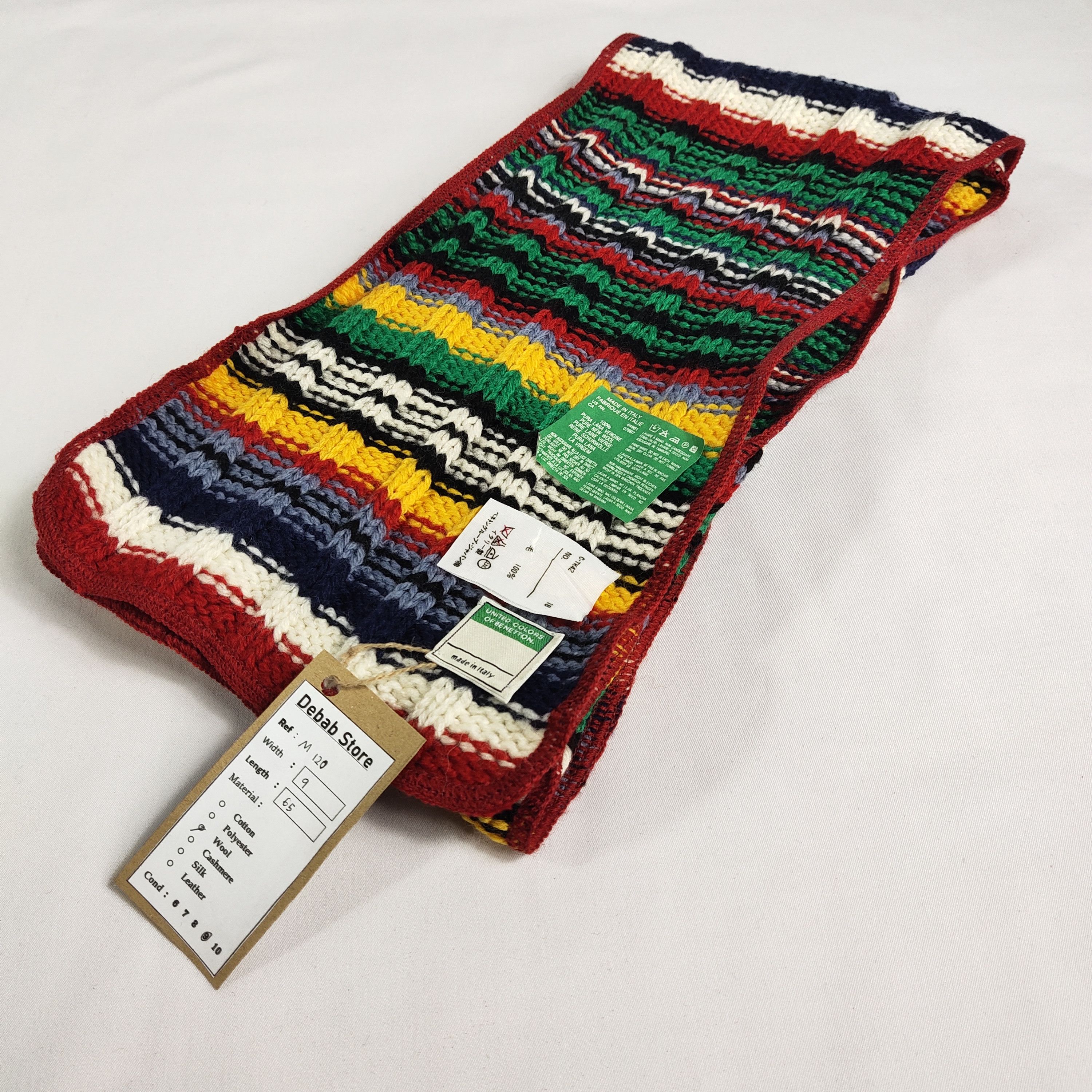 United Colors Of Benetton United Colors Of Benetton Scarf / Muffler / Neckwear M120 Size ONE SIZE - 5 Thumbnail