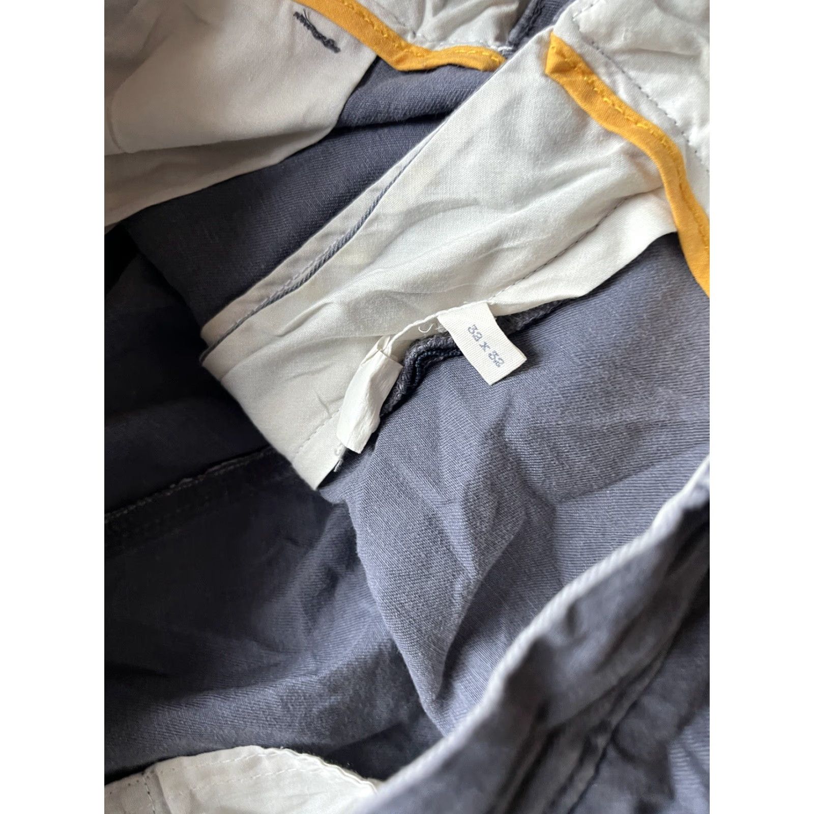 J.Crew J.CREW Chino Pants Flat Front 32x32 Blue Regular Men Pants Vintage No 12837 GUC Shirt? Size US 32 / EU 48 - 6 Thumbnail