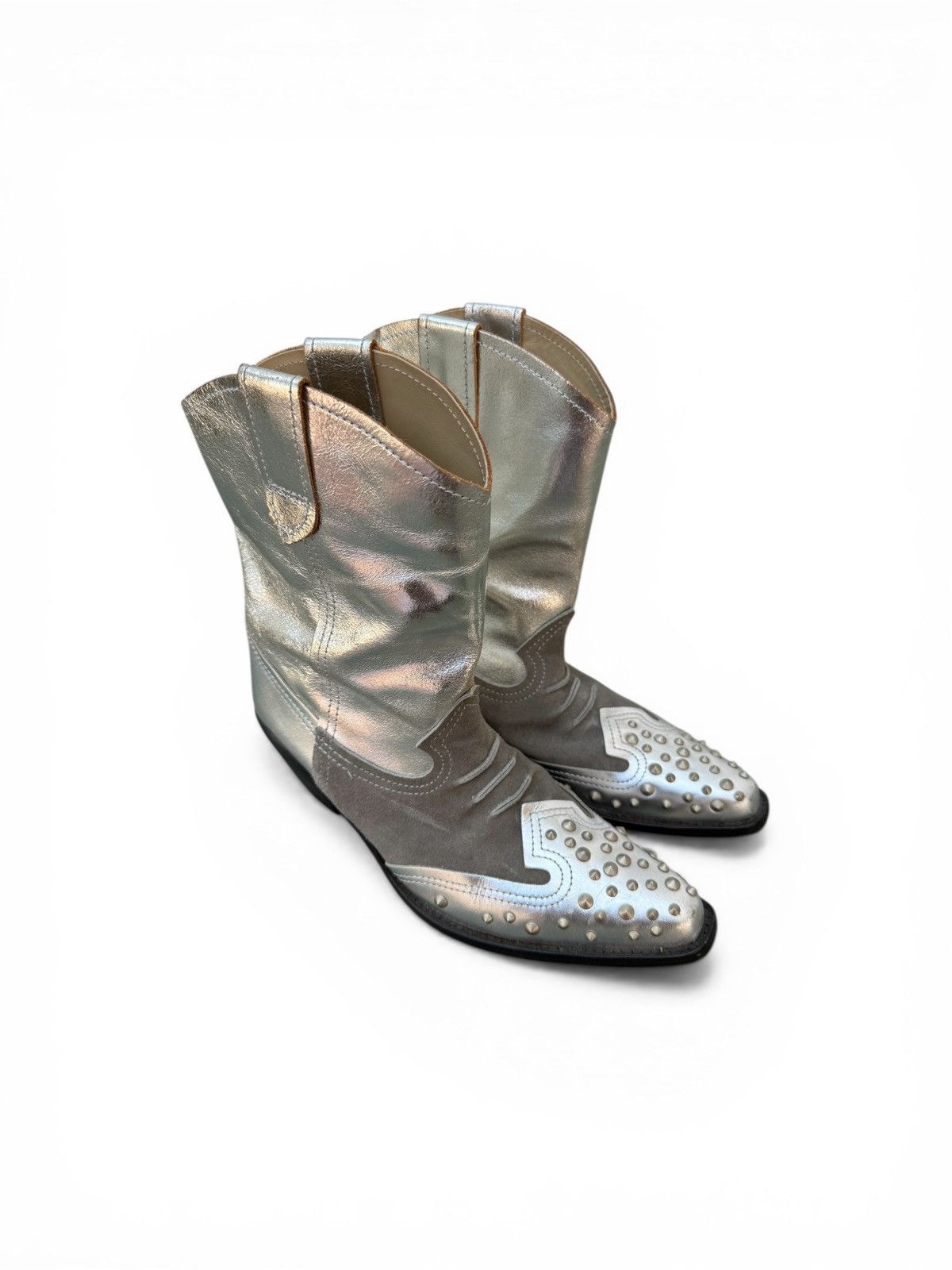Junya Watanabe Junya Watanabe x CDG Studded Cowboy Boots Size US 6.5 / EU 39-40 - 1 Thumbnail