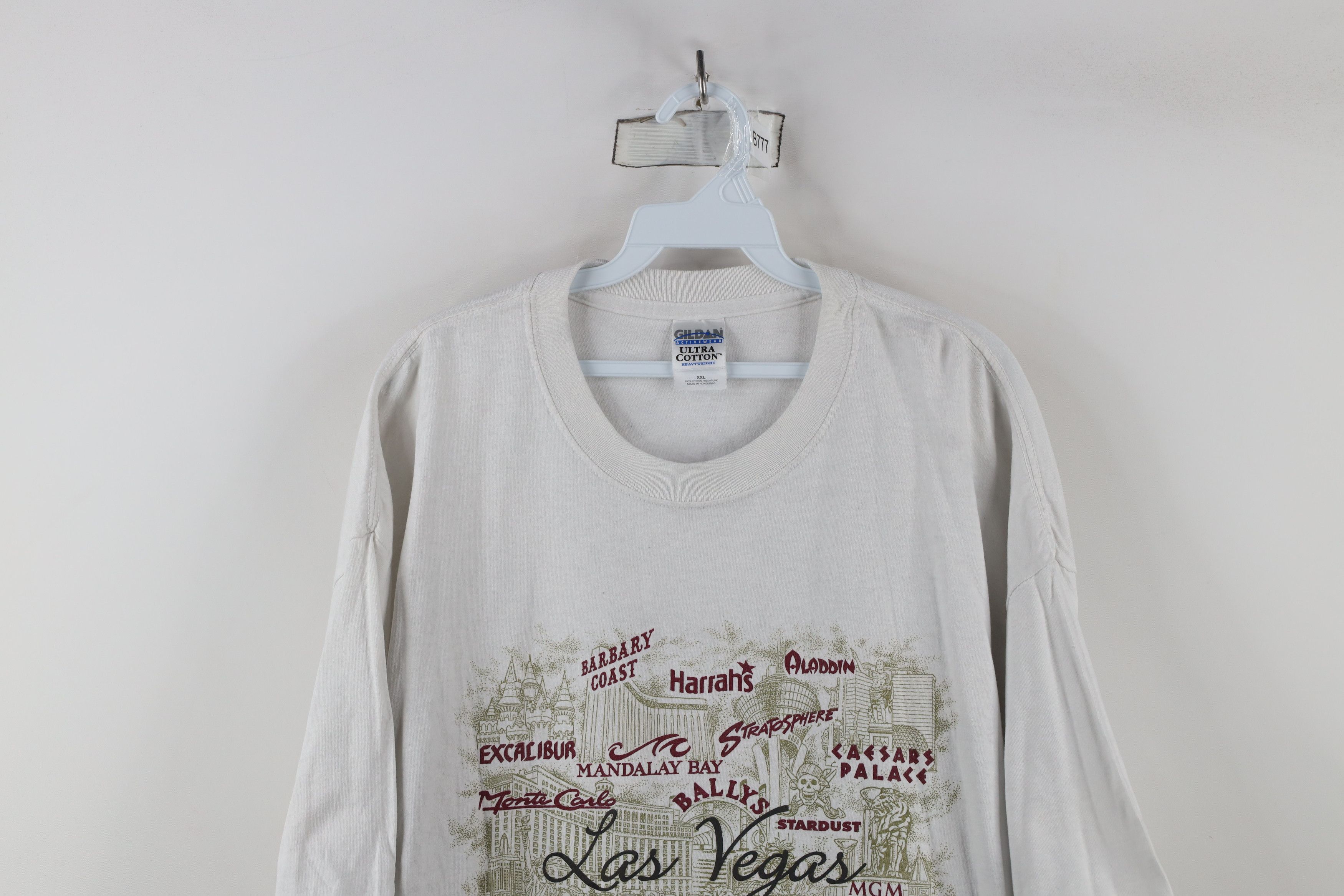 Vintage Vintage 90s Y2K Streetwear Las Vegas Casino T-Shirt White Size US XXL / EU 58 / 5 - 2 Thumbnail