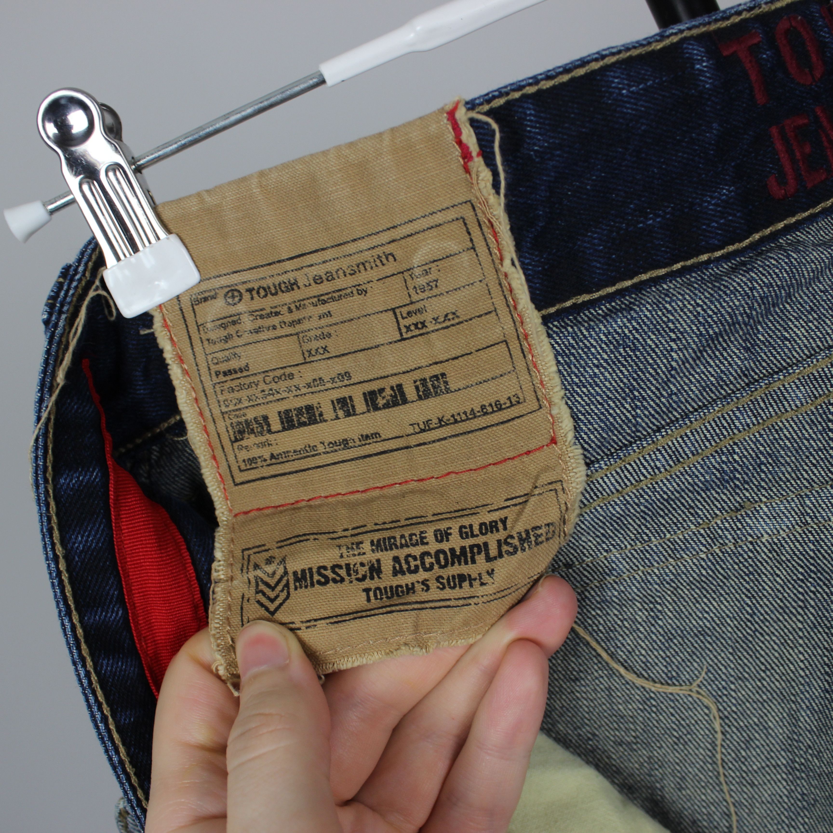 Vintage Vintage y2k Tough Jeansmith Japanese Style Denim Pants Size US 36 / EU 52 - 11 Thumbnail