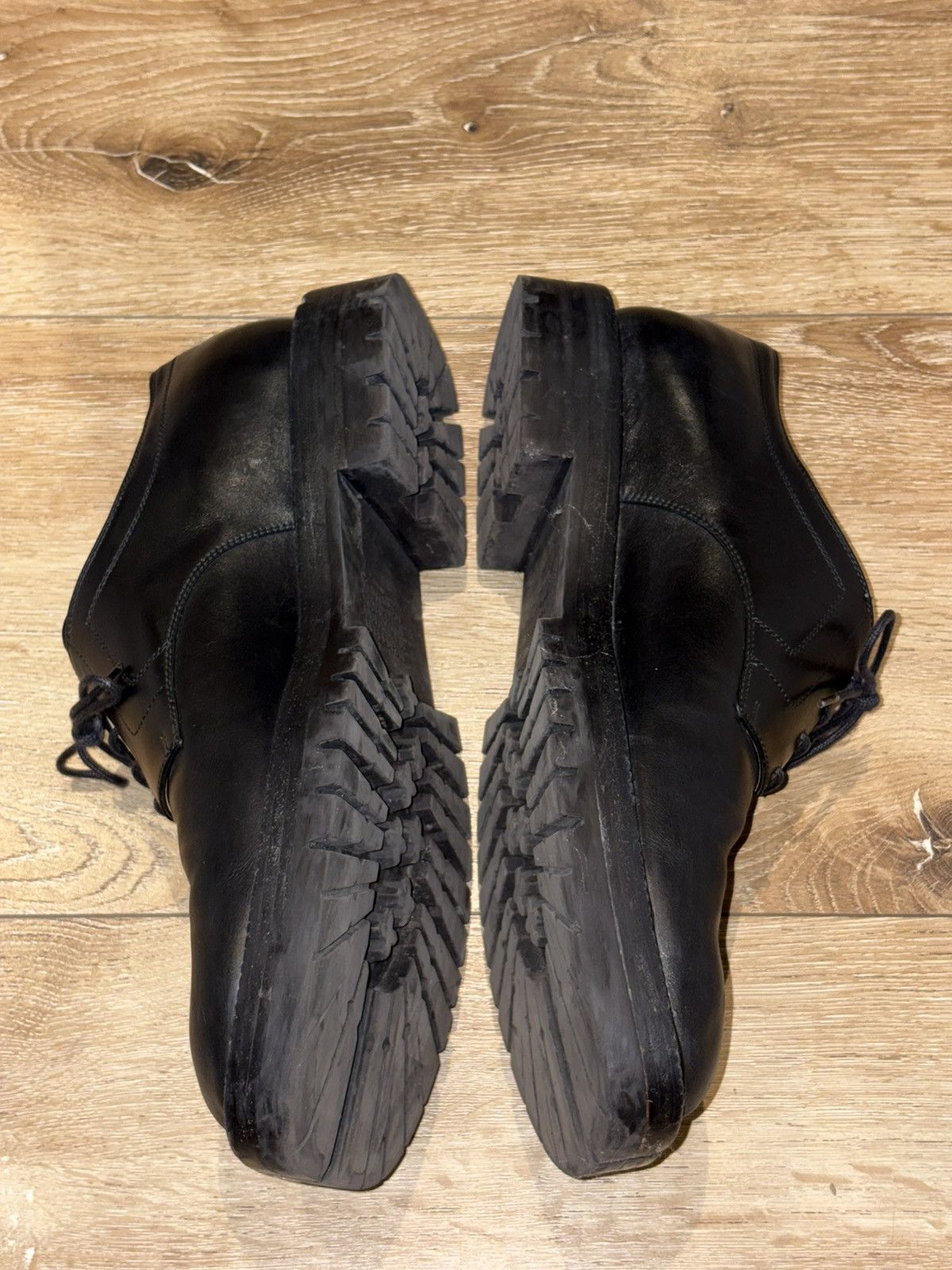 Maison Margiela Margiela Tabi Derby Lace Up Size US 12 / EU 45 - 9 Thumbnail