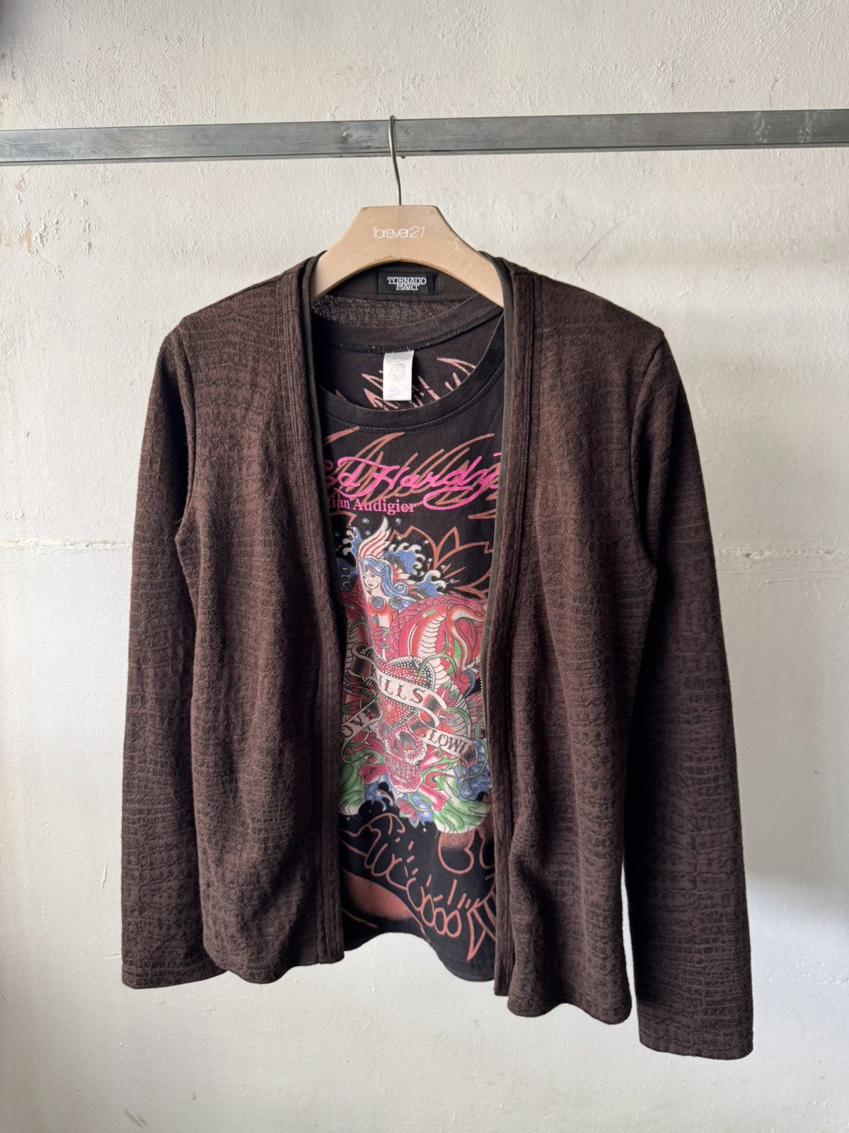 If Six Was Nine Vintage tornado mart croc pattern zipper cardigan Size US S / EU 44-46 / 1 - 4 Thumbnail