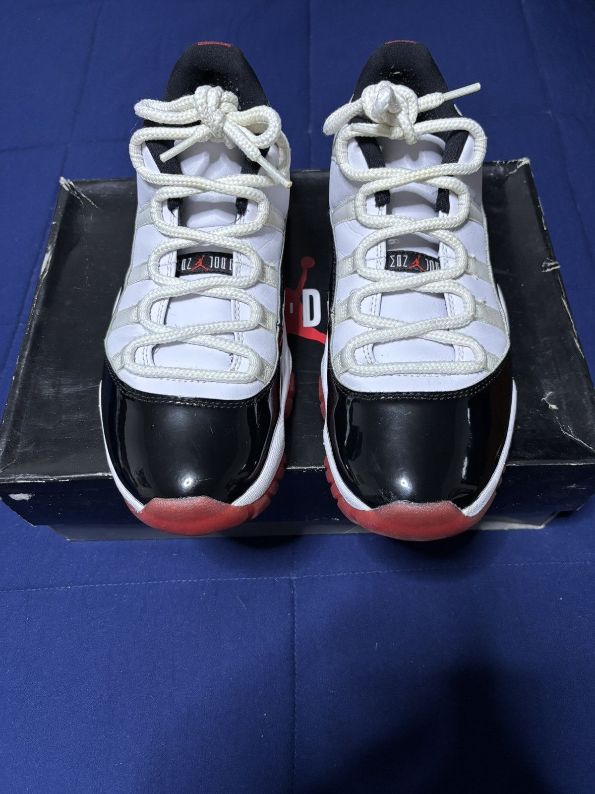 Jordan Brand Jordan 11 Retro Low Concord Bred 2020 Size 9 Size US 9 / EU 42 - 1 Thumbnail