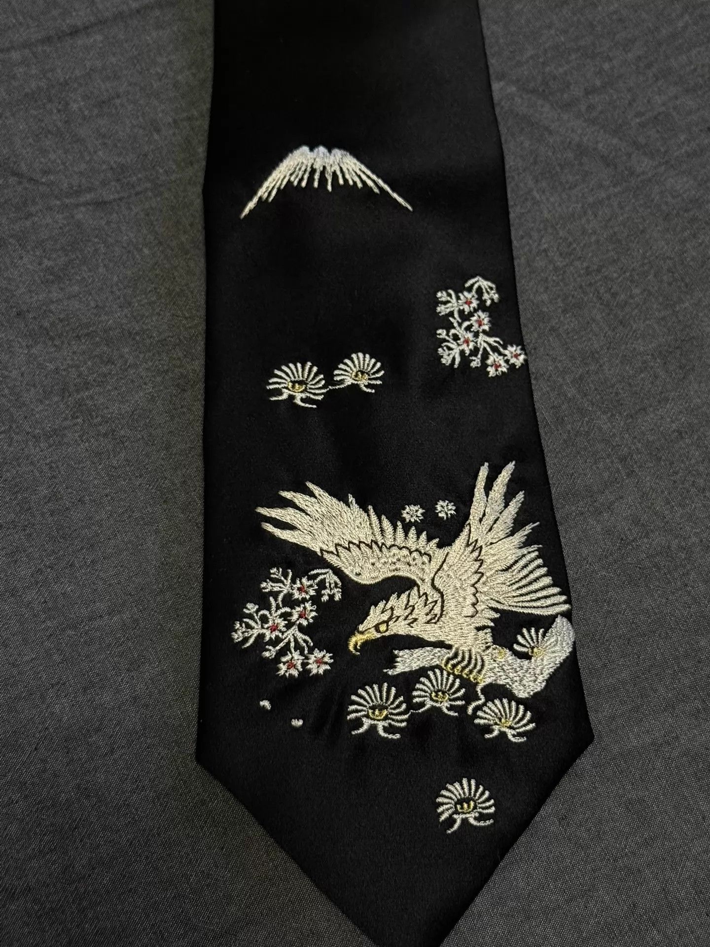 Yohji Yamamoto Yohji Yamamoto 04AW Fujisawa Eagle Tie 1st Ed Rare Size ONE SIZE - 2 Thumbnail