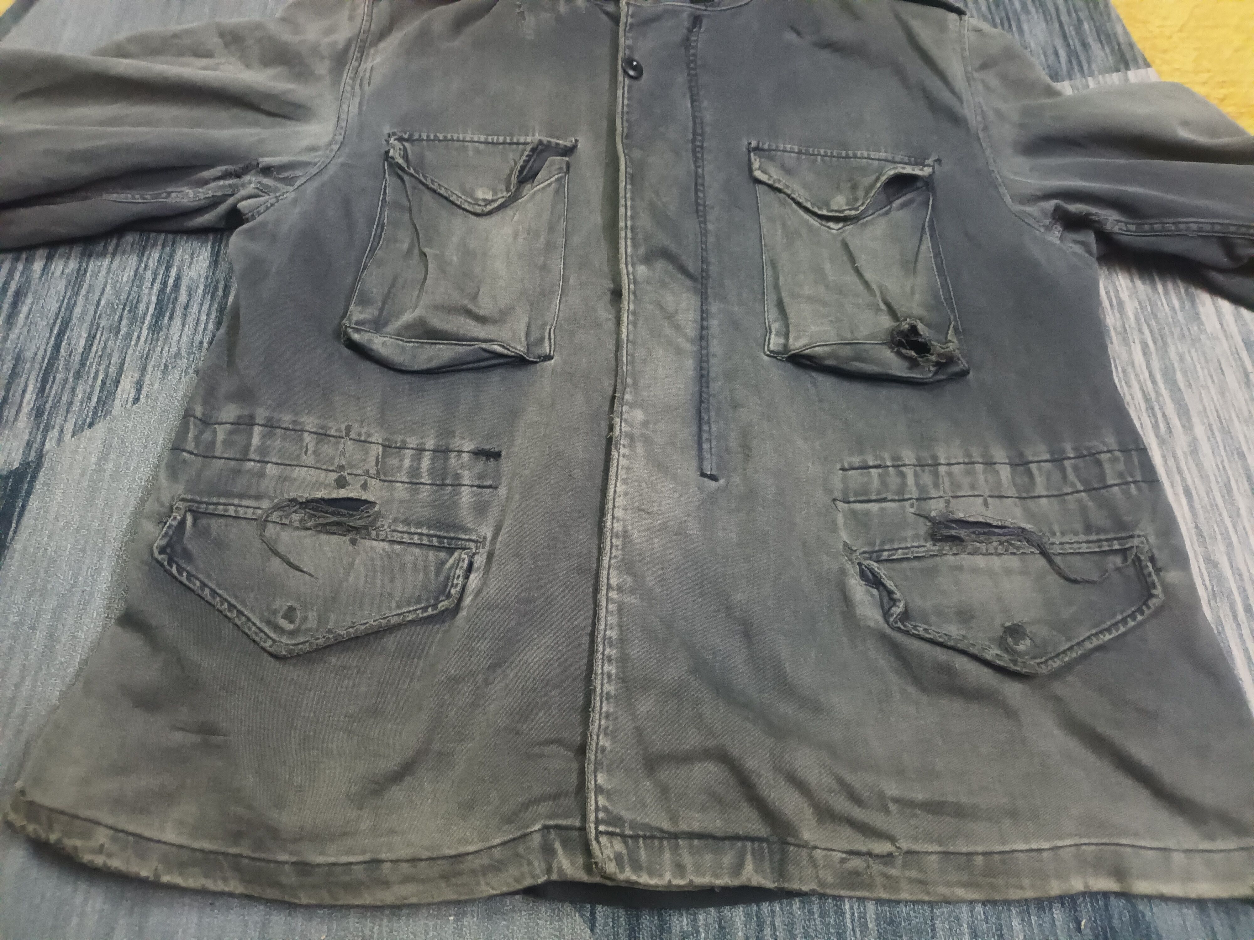 Alpha Industries 🔥 ALPHA MADE IN USA DISTRESSED JACKET 🔥 Size US XXL / EU 58 / 5 - 7 Thumbnail